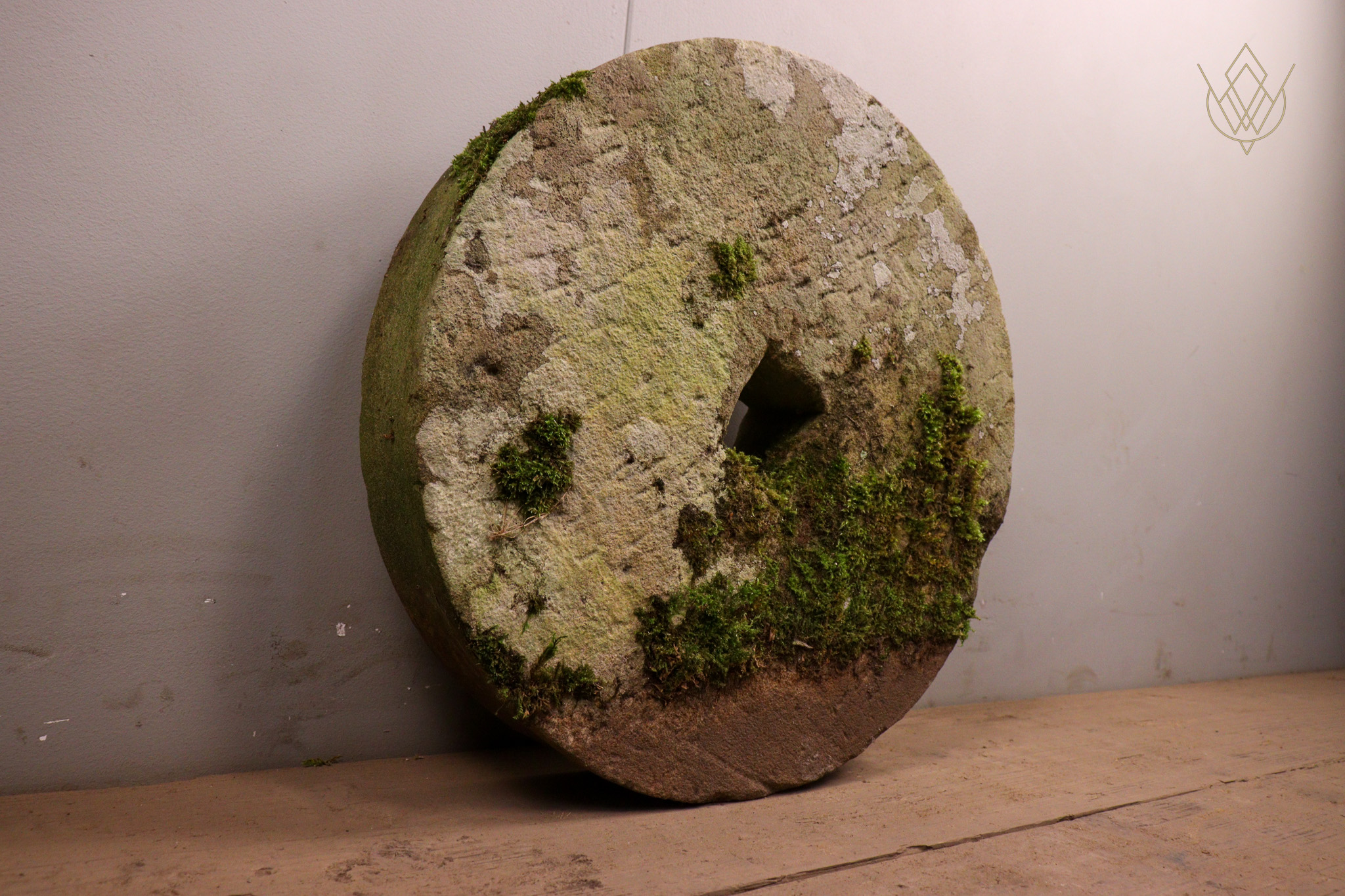 19th Century Sandstone Carved Stone Millstone Wheel - WM12274 - Image 3