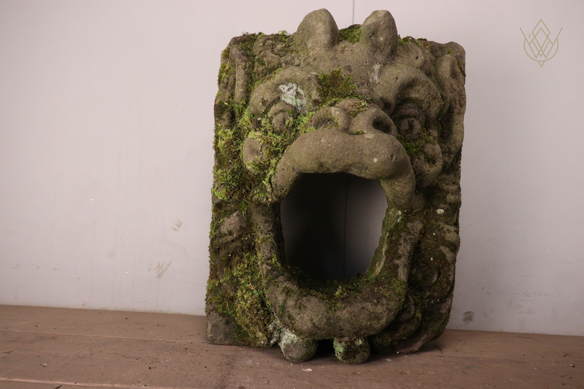 Carved 19th Century Stone Fu Dog Water Spout - WM12276 - Image 7