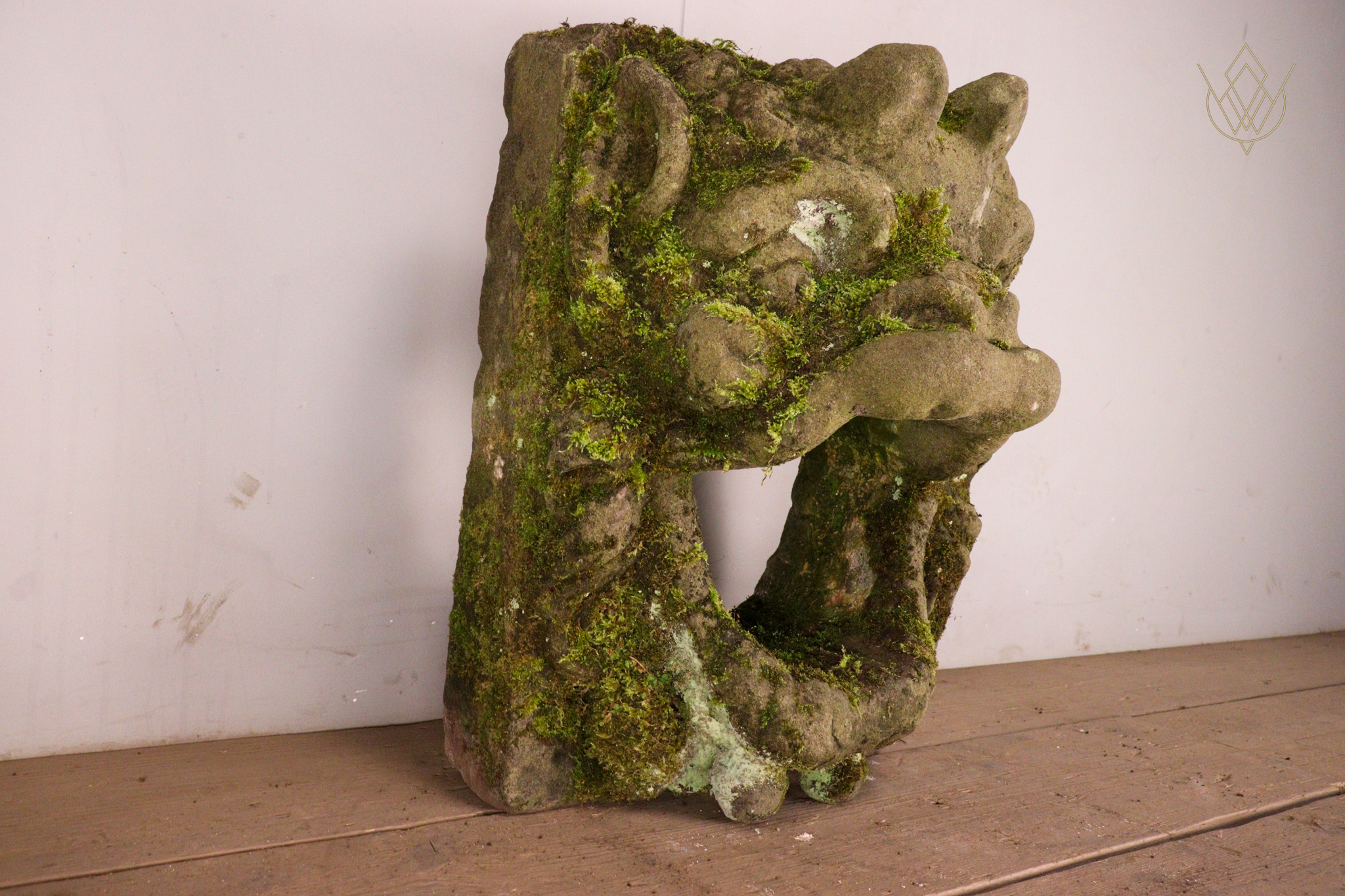 Carved 19th Century Stone Fu Dog Water Spout - WM12276 - Image 4