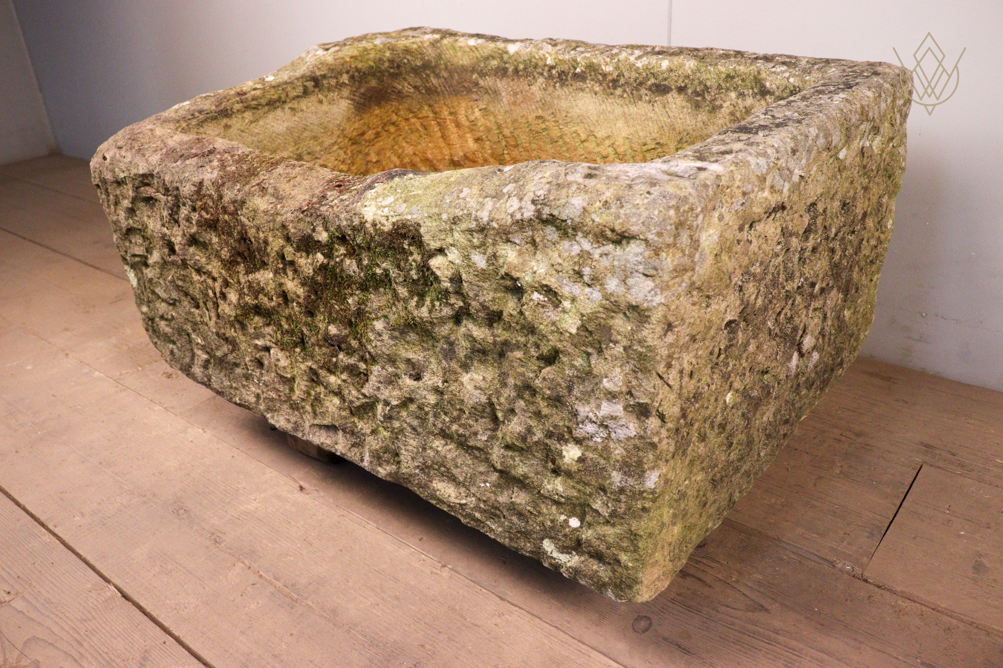 19th Century Carved Stone Water Trough/Planter - WM12278