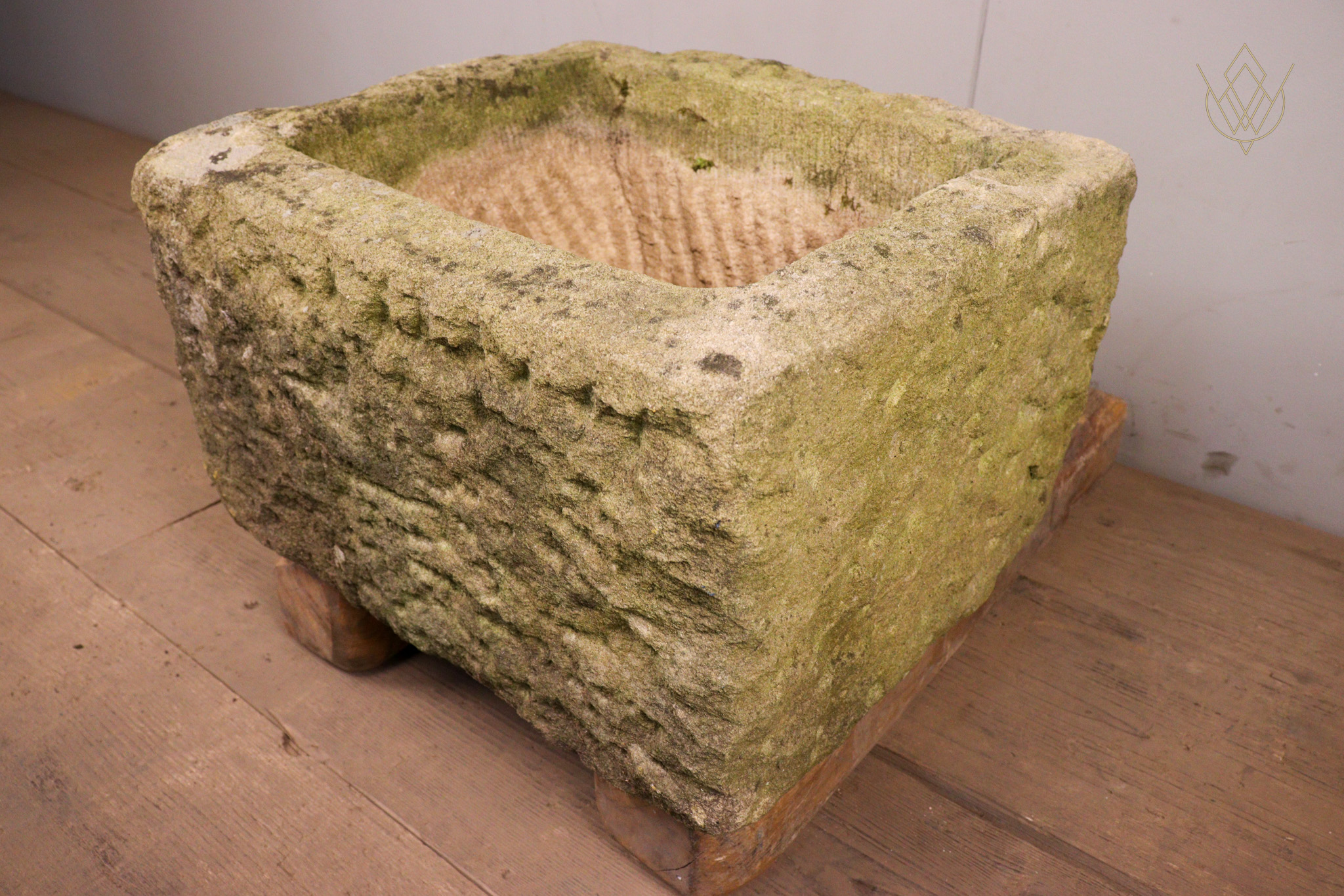 19th Century Carved Stone Water Trough/Planter - WM12279