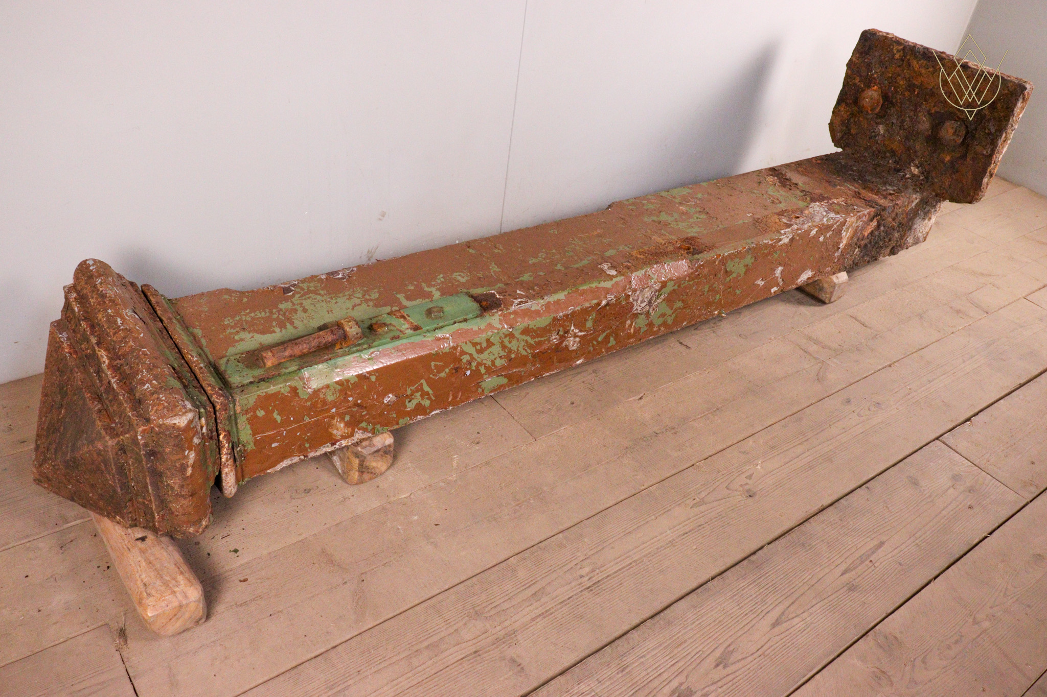 Large Wall End Victorian Cast Iron Gatepost & Pier Cap - WM12280 - Image 10