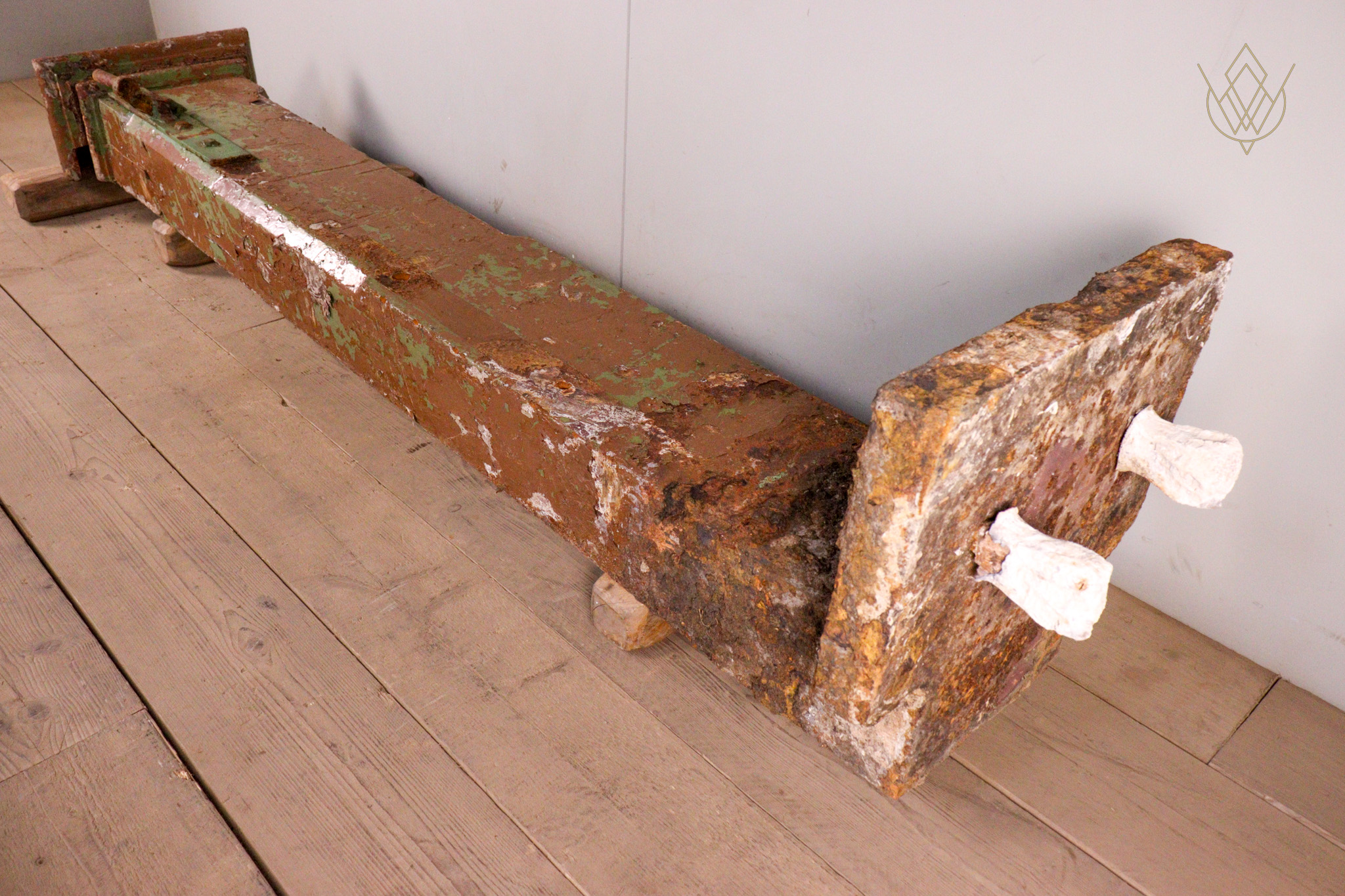 Large Wall End Victorian Cast Iron Gatepost & Pier Cap - WM12280 - Image 9