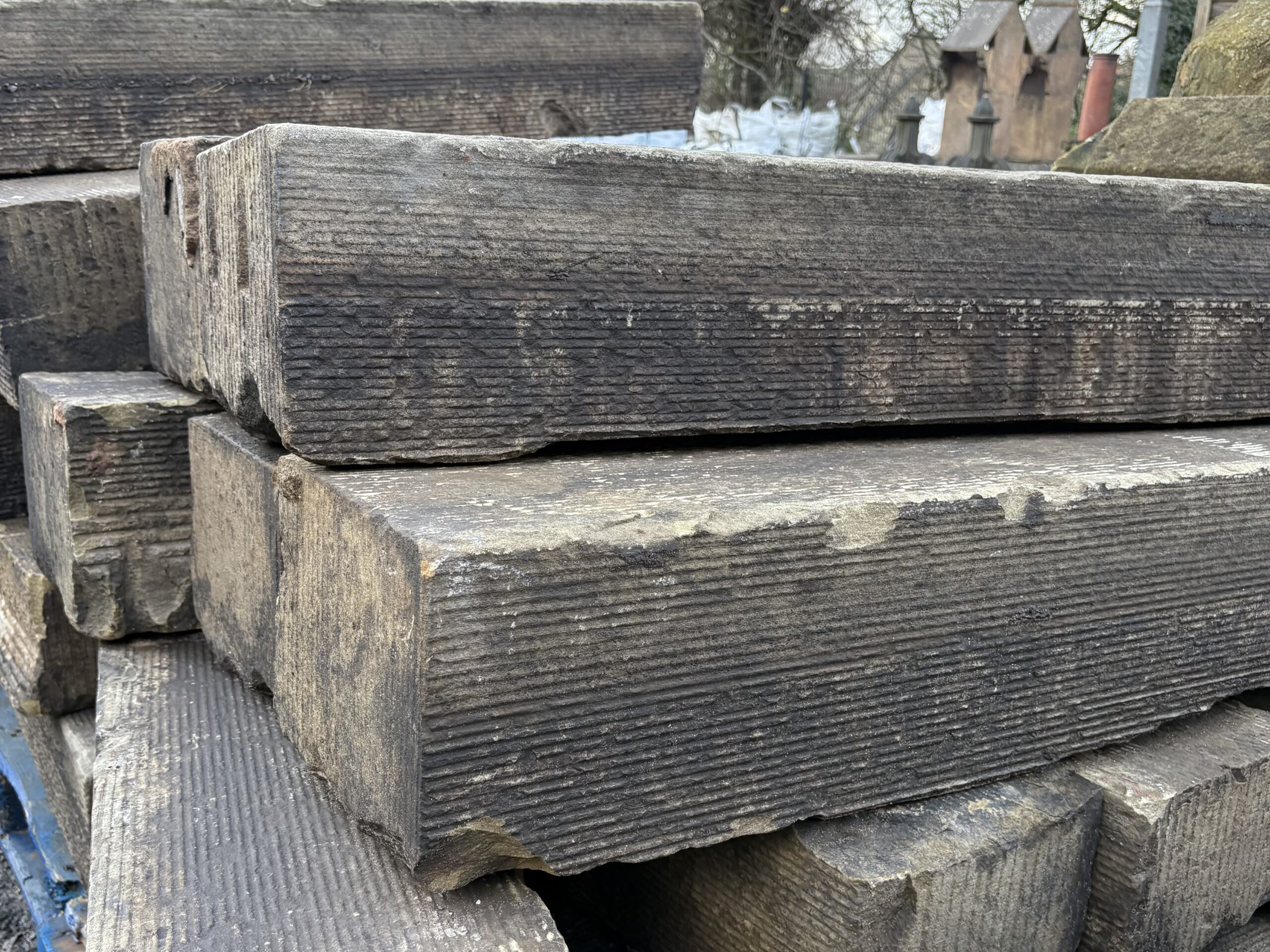 Reclaimed 8" x 10" Sandstone Kerbs - WM12324 - Image 2