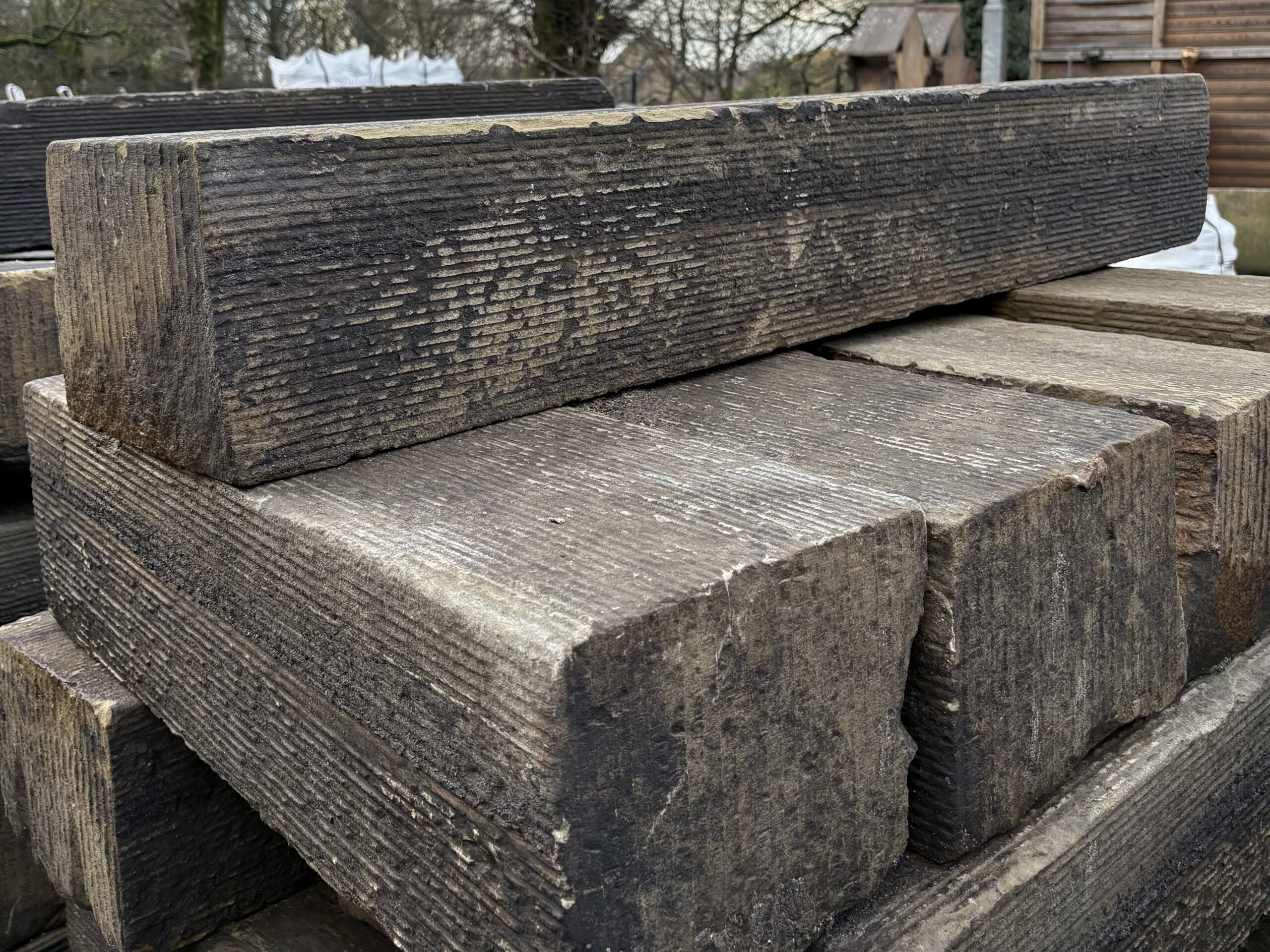 Reclaimed 8" x 10" Sandstone Kerbs - WM12324