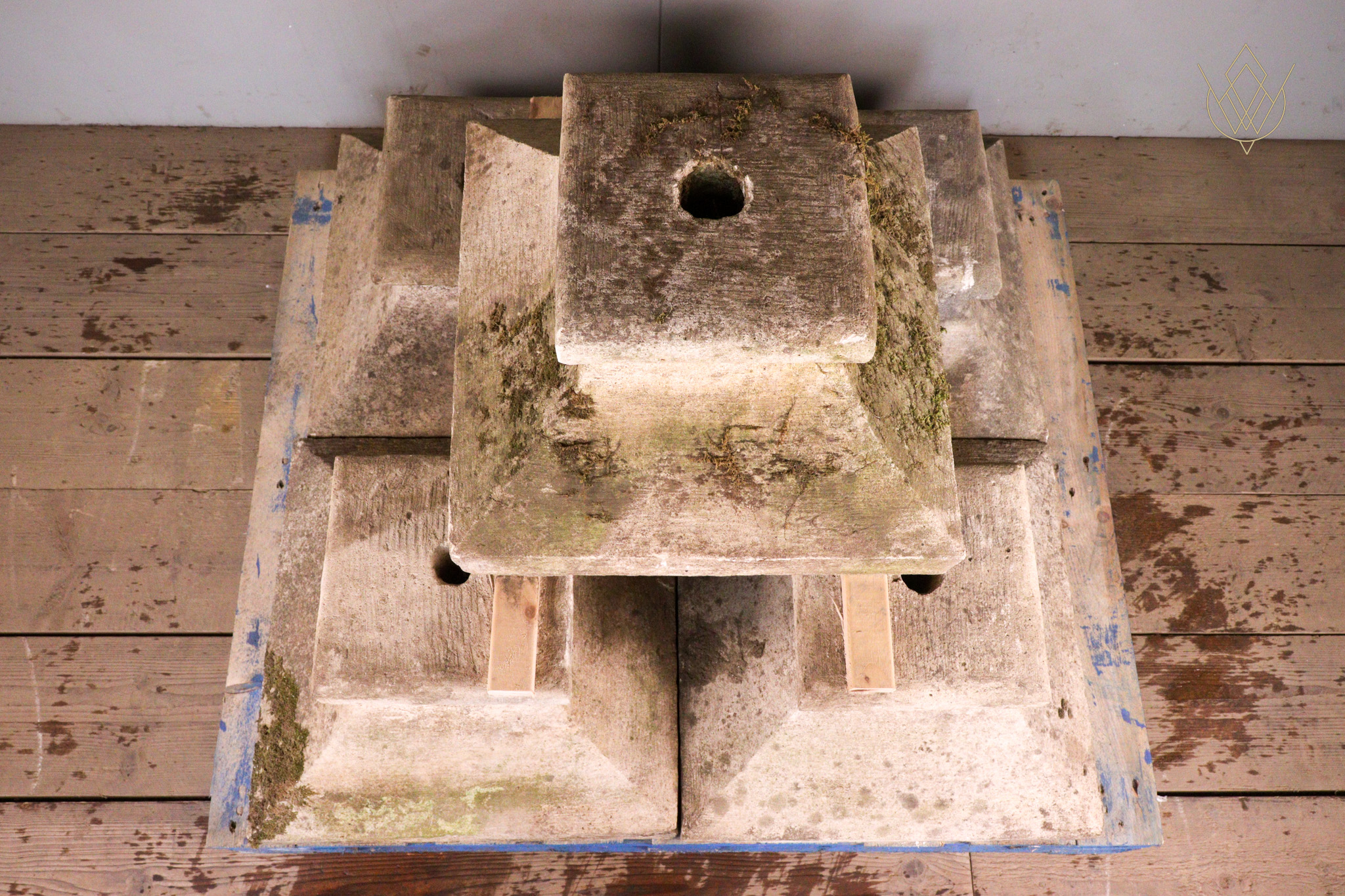 Large Limestone Fluted Stone Pier Caps/Finials - WM12297 - Image 6