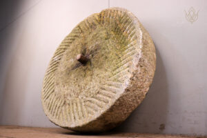 19th Century White Granite Millstone/Grind Stone Wheel - WM12298