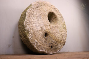 19th Century White Granite Millstone/Grind Stone Wheel - WM12299