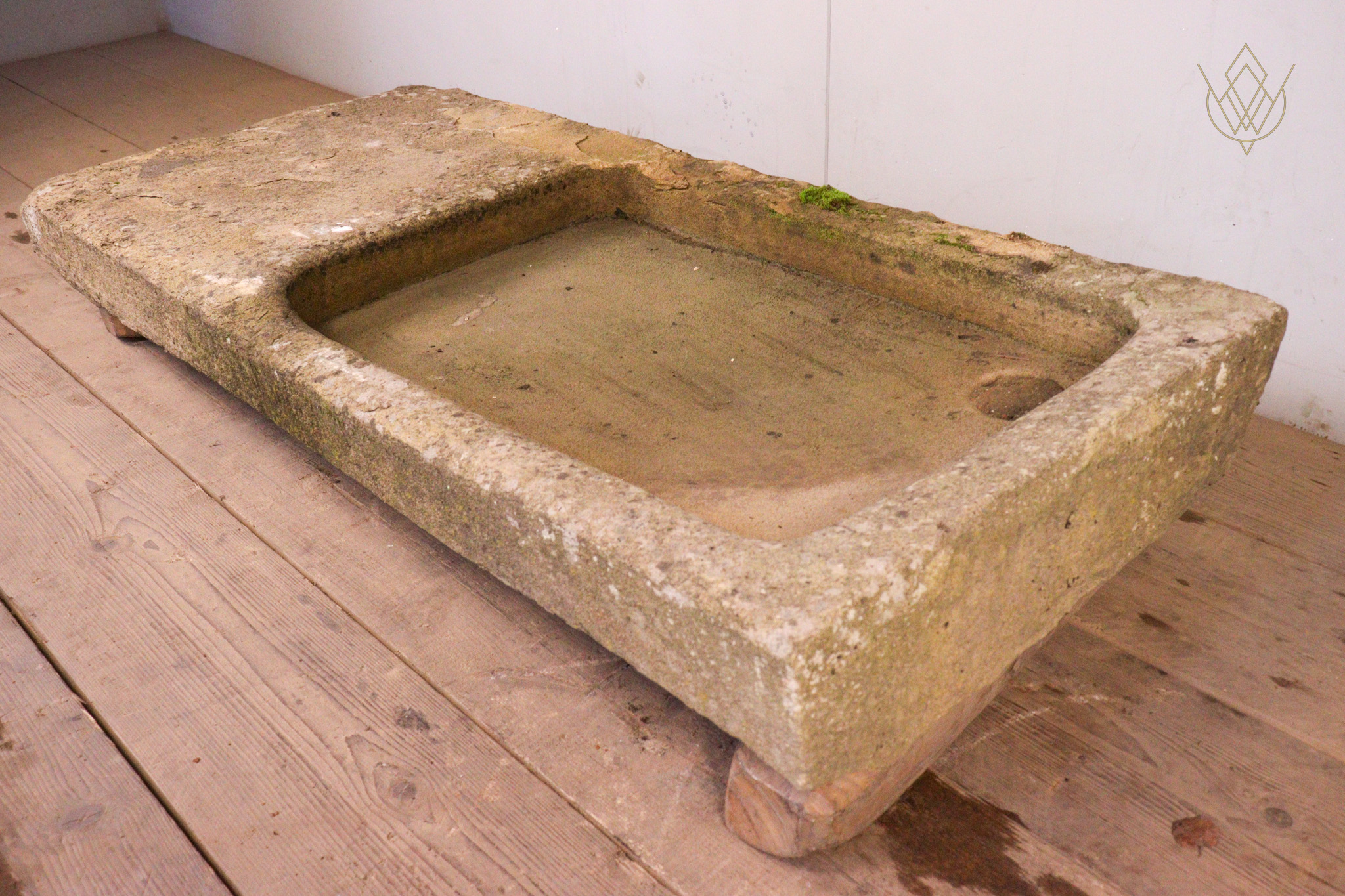 Large 19th Century Stone Sink with Drainer - WM12303 - Image 5