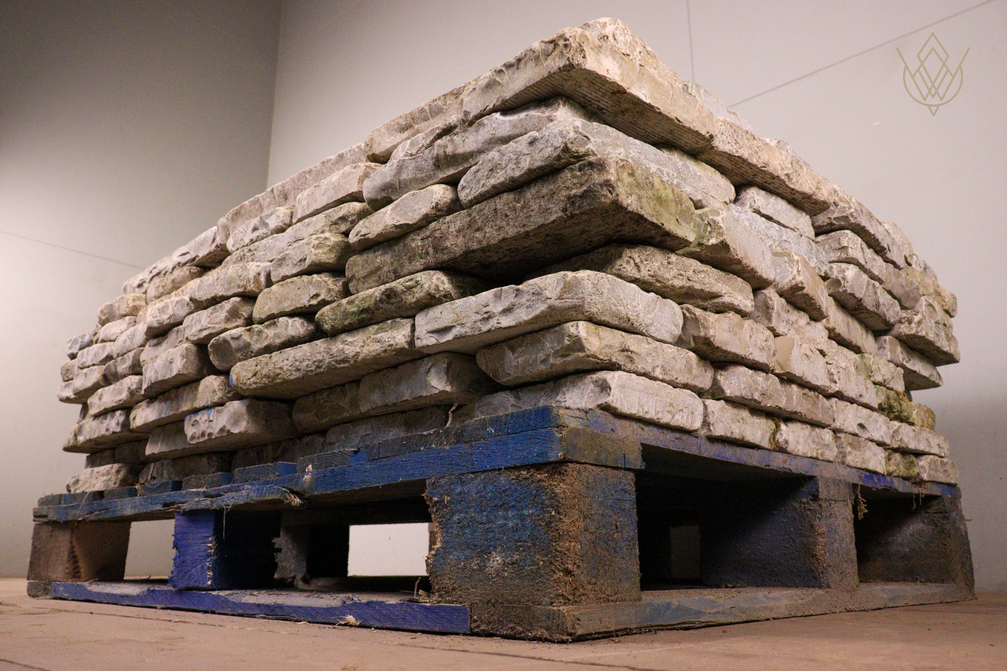 5.3SqM - Reclaimed Limestone Cobble Pavers - WM12306 - Image 6