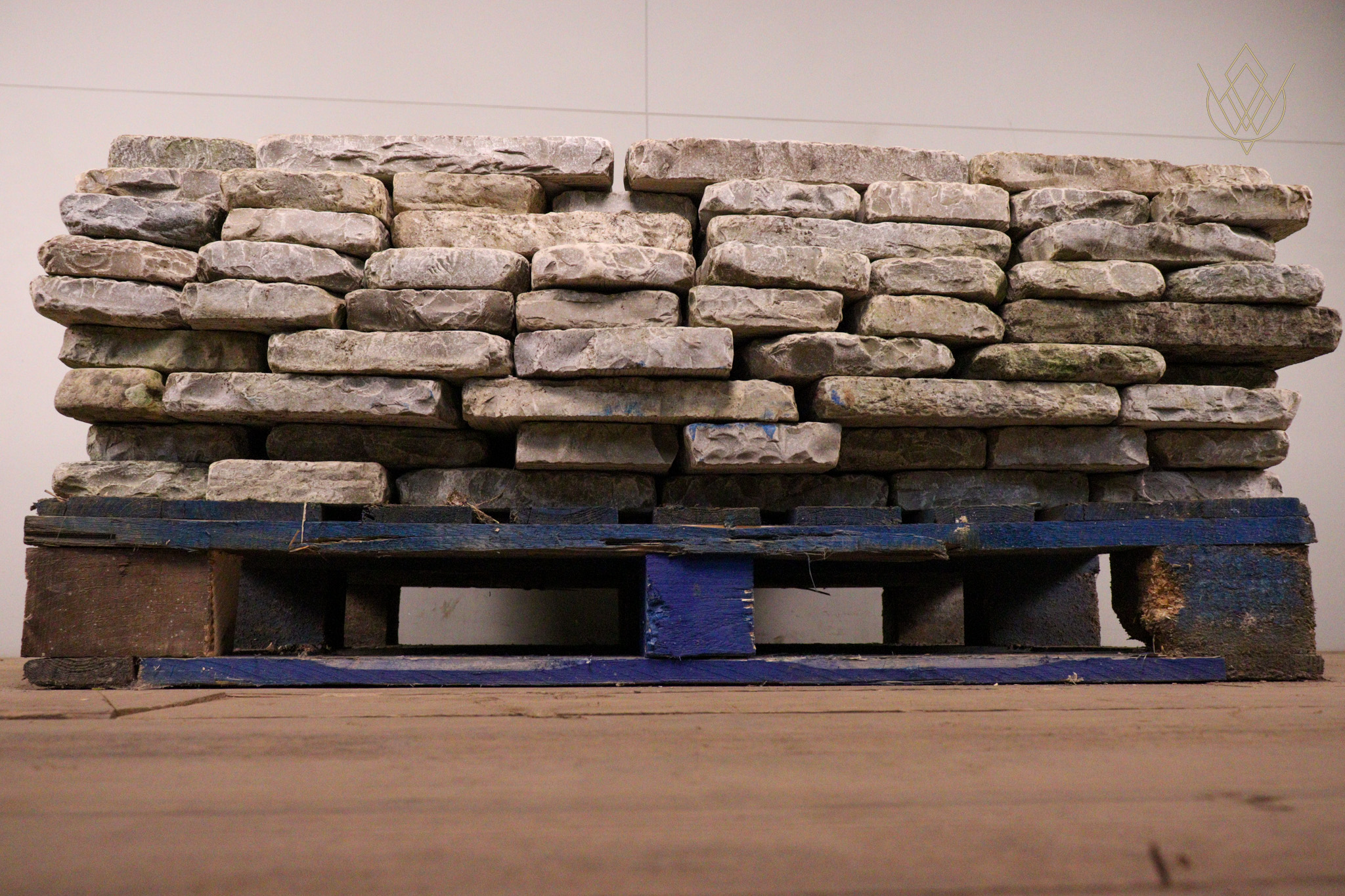 5.3SqM - Reclaimed Limestone Cobble Pavers - WM12306 - Image 5