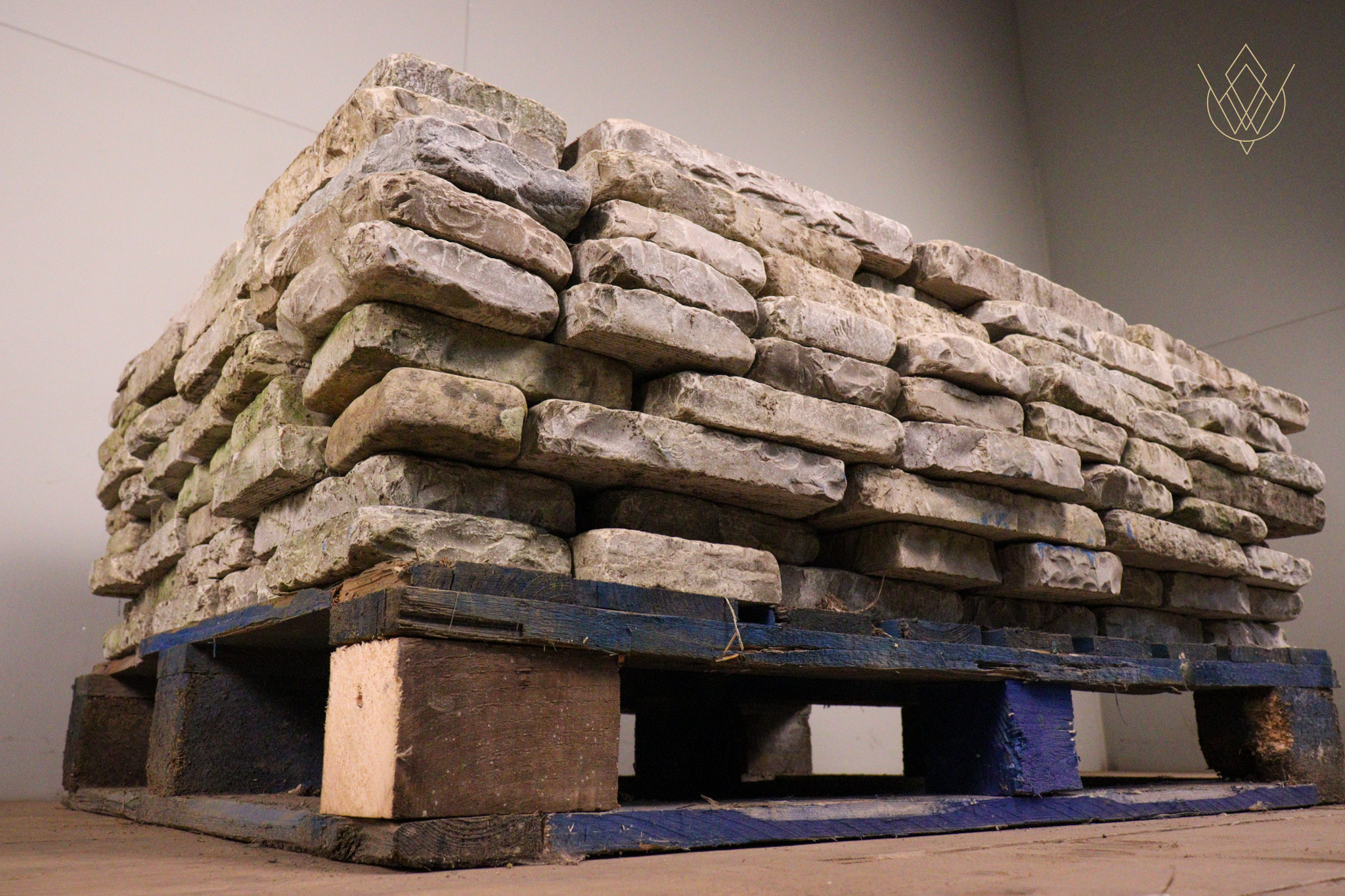 5.3SqM - Reclaimed Limestone Cobble Pavers - WM12306 - Image 4