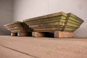 Pair of Decorative Stone Outer Course Corners - WM12307