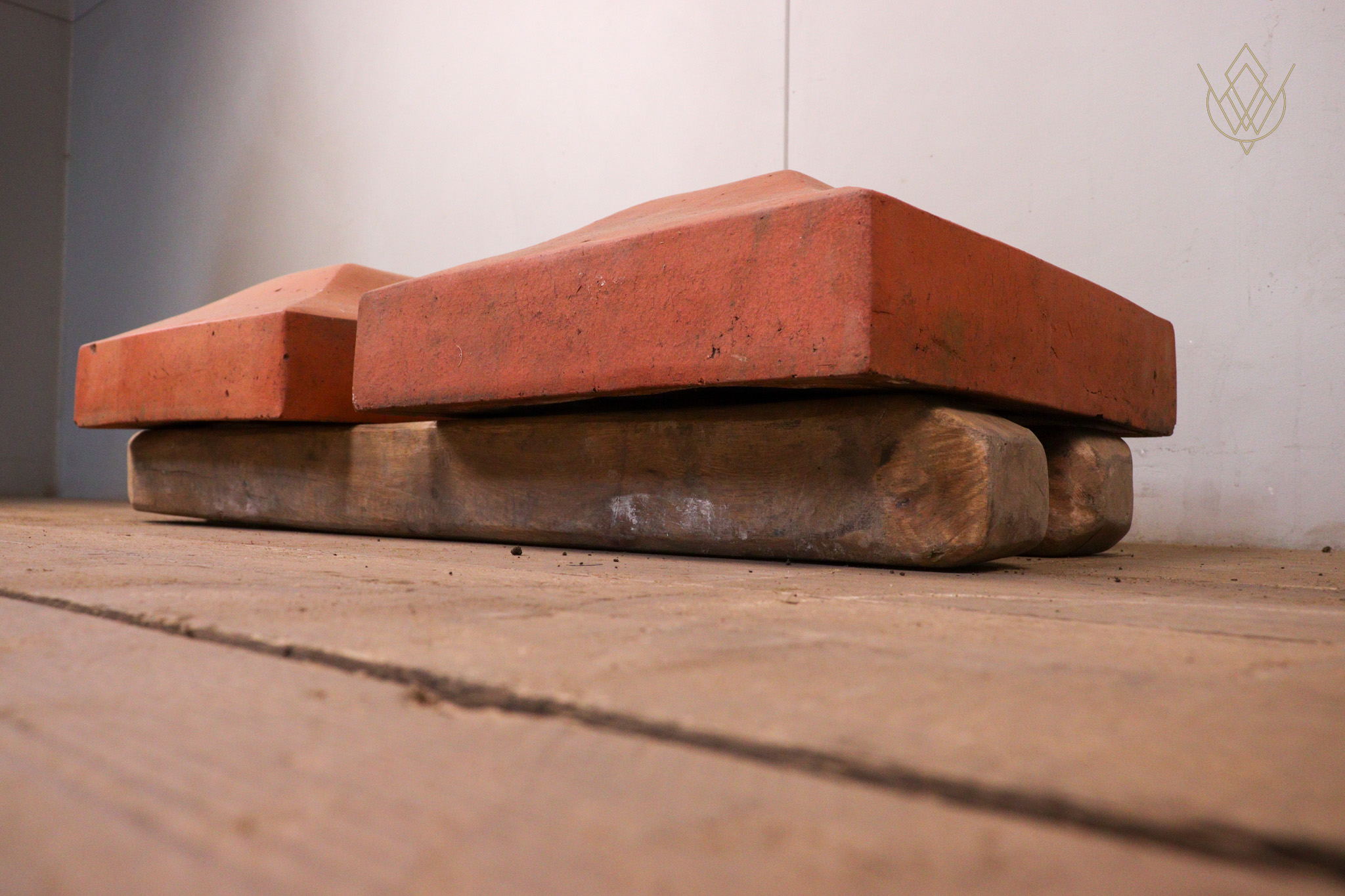 Pair of Victorian Red Terracotta Pier Cap - WM12313 - Image 4