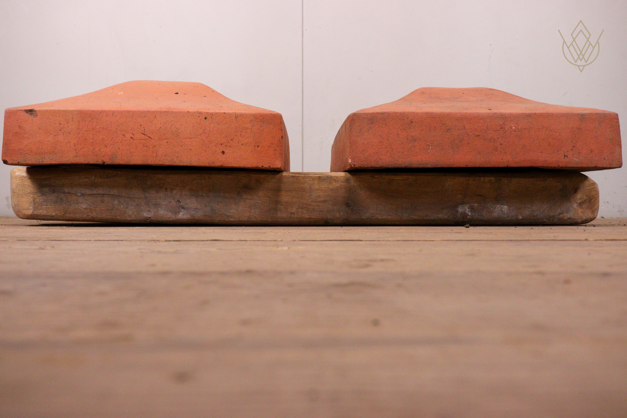 Pair of Victorian Red Terracotta Pier Cap - WM12313 - Image 3