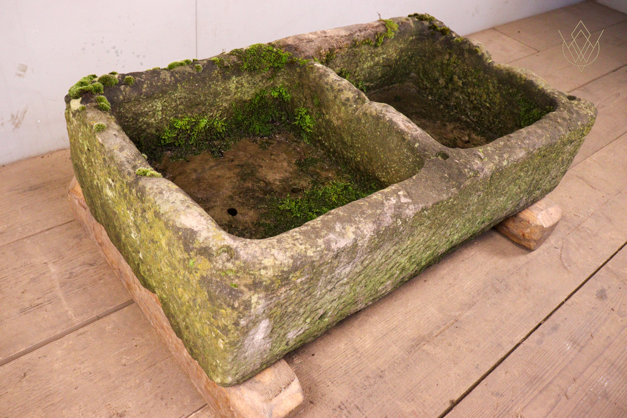 19th Century Double Sandstone Water Trough/Stone Planter - WM12317 - Image 6