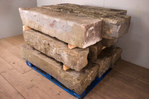 Set of 9 19th Century York Stone Steps - WM12319