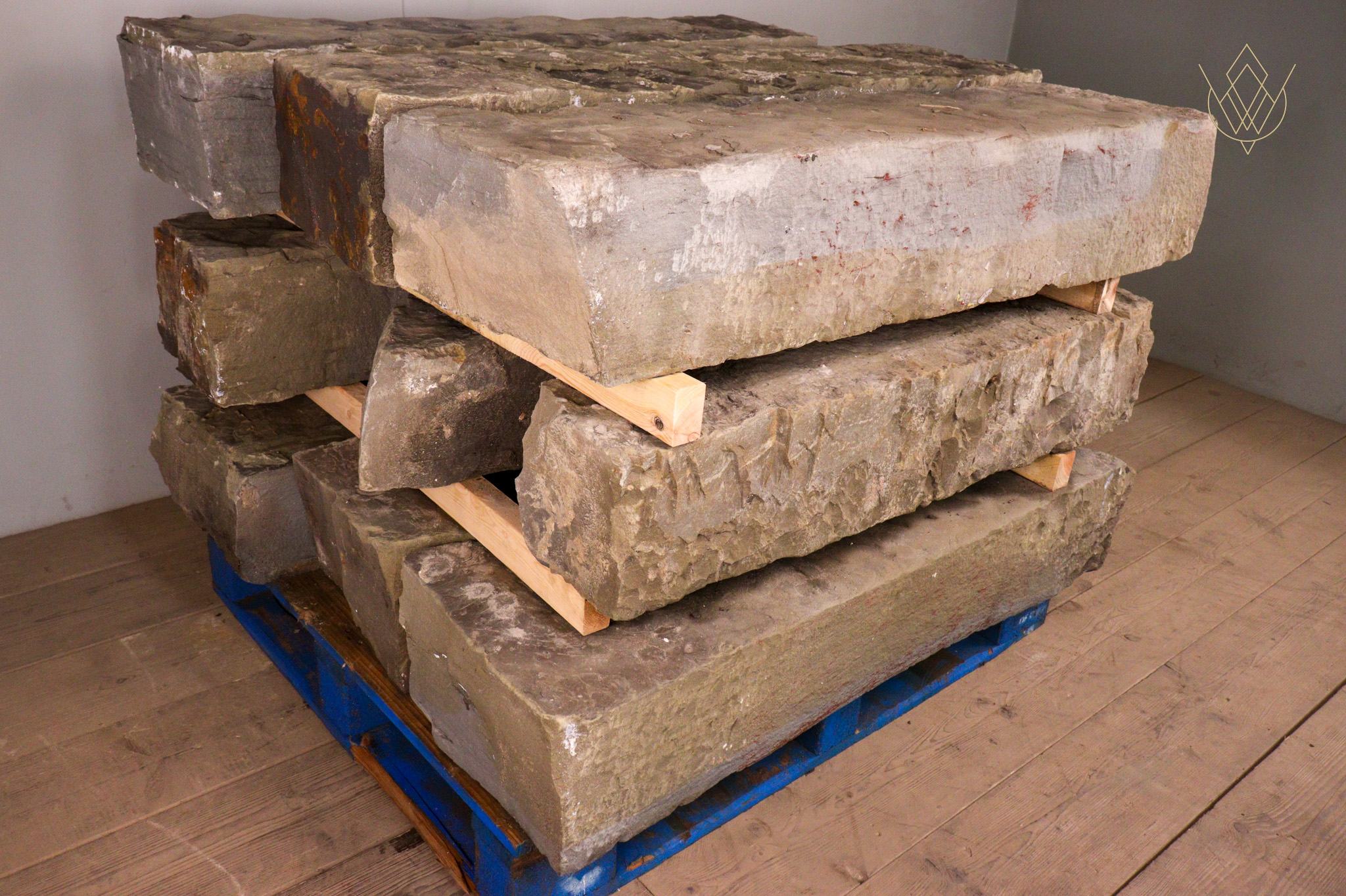 Set of 9 19th Century York Stone Steps - WM12319 - Image 7