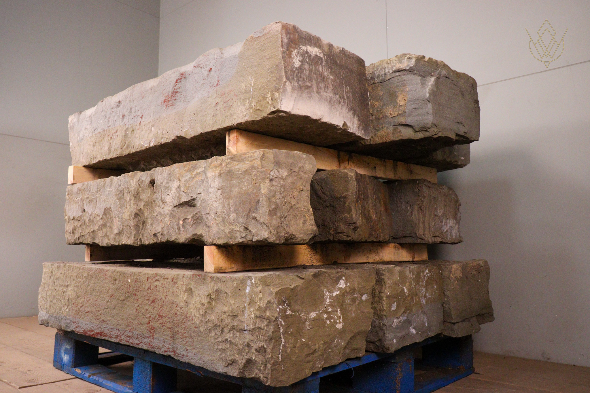 Set of 9 19th Century York Stone Steps - WM12319 - Image 2