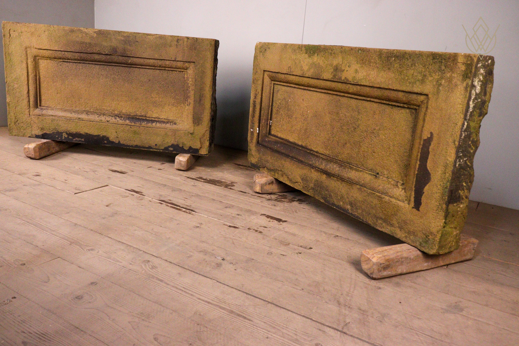 Large Pair of Victorian Sandstone Wall Inserts/Plaques - WM12320 - Image 7