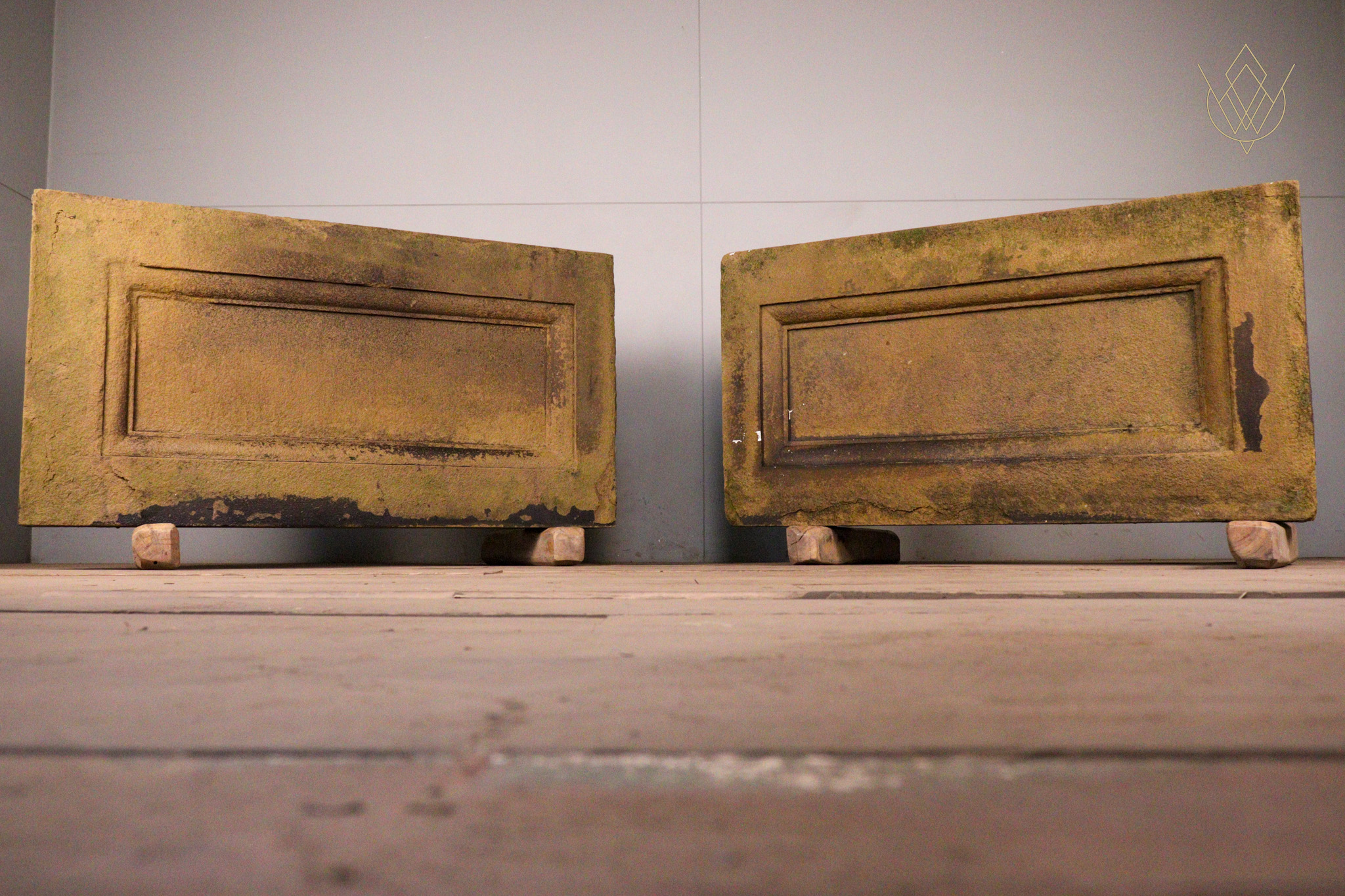 Large Pair of Victorian Sandstone Wall Inserts/Plaques - WM12320 - Image 3