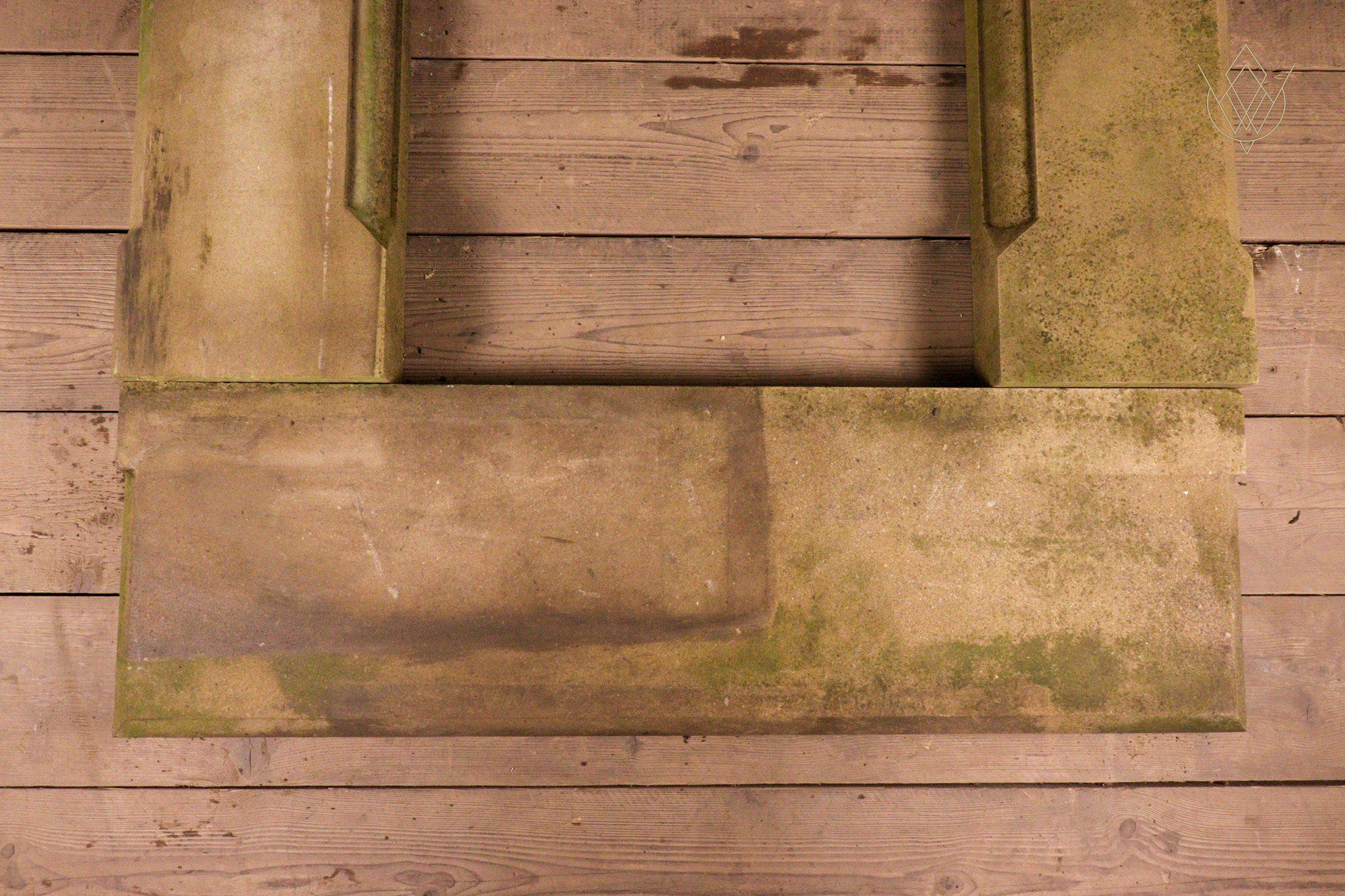 Reclaimed 5 Piece Sandstone Fire Place Surround - WM12321 - Image 7