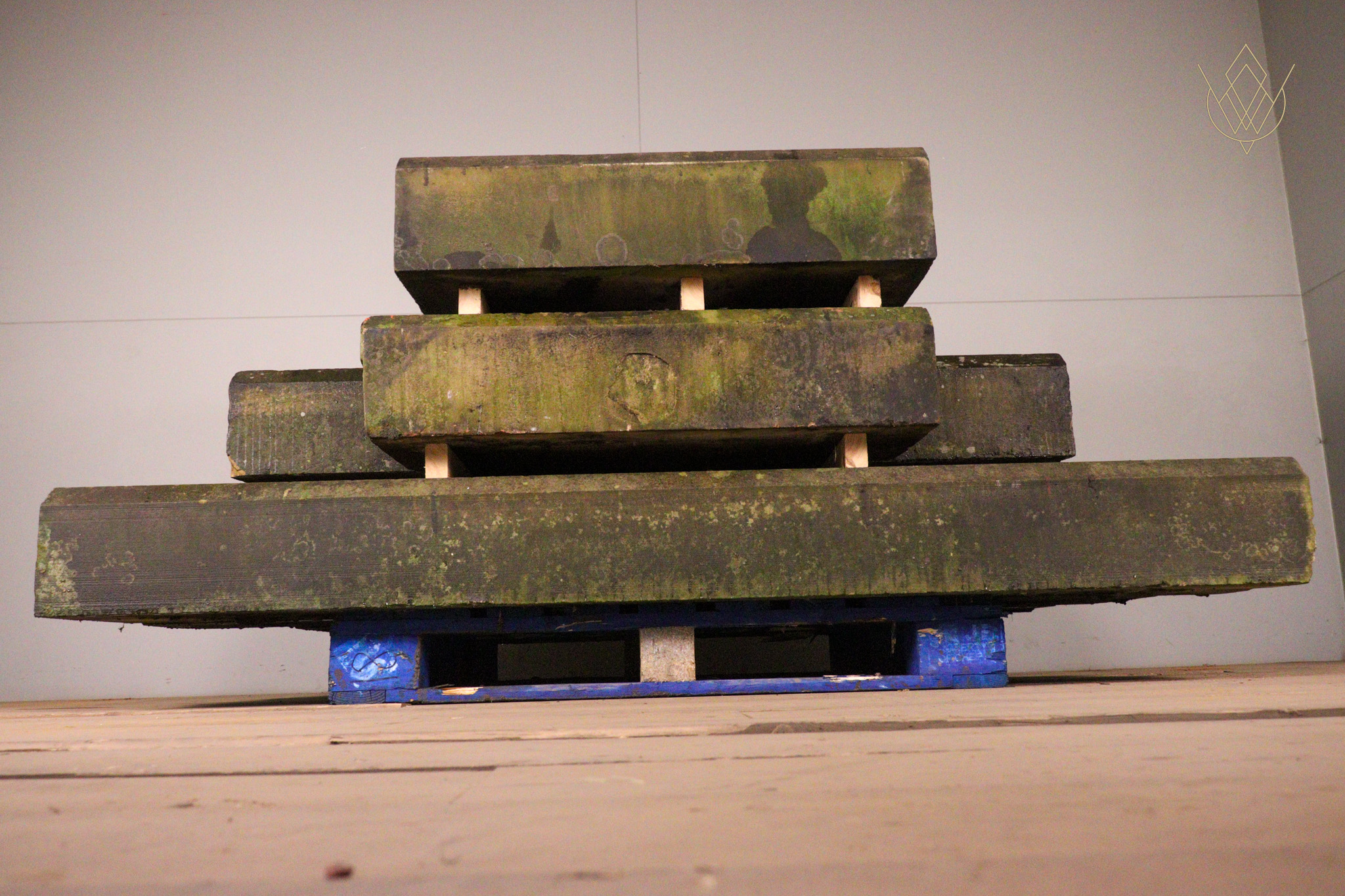 43.4ft - 14"x9" 5 Sided Sandstone Coping Stones - WM12343 - Image 4