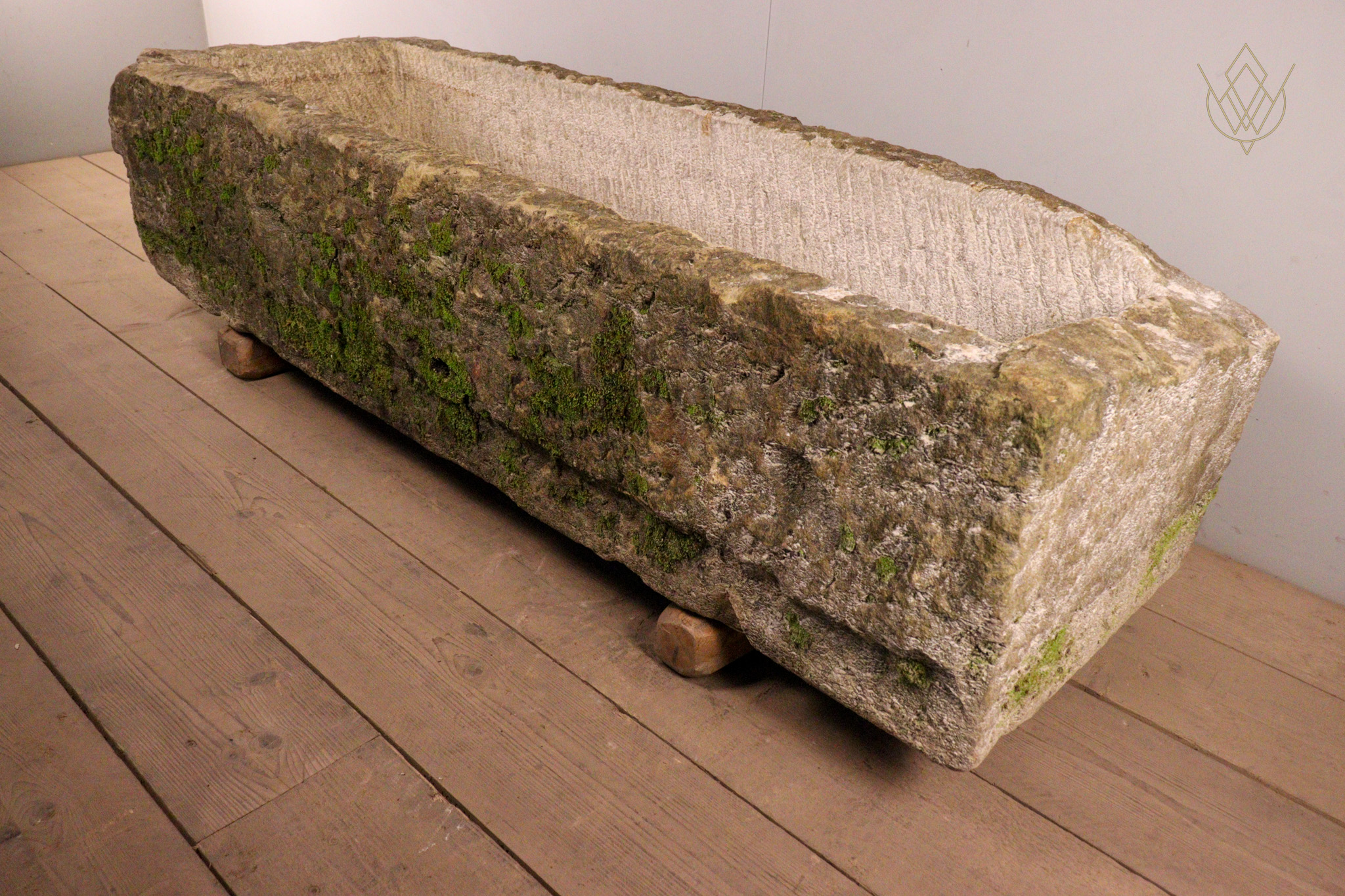 Large 6ft York Stone Water Trough/Planter - WM12327 - Image 11