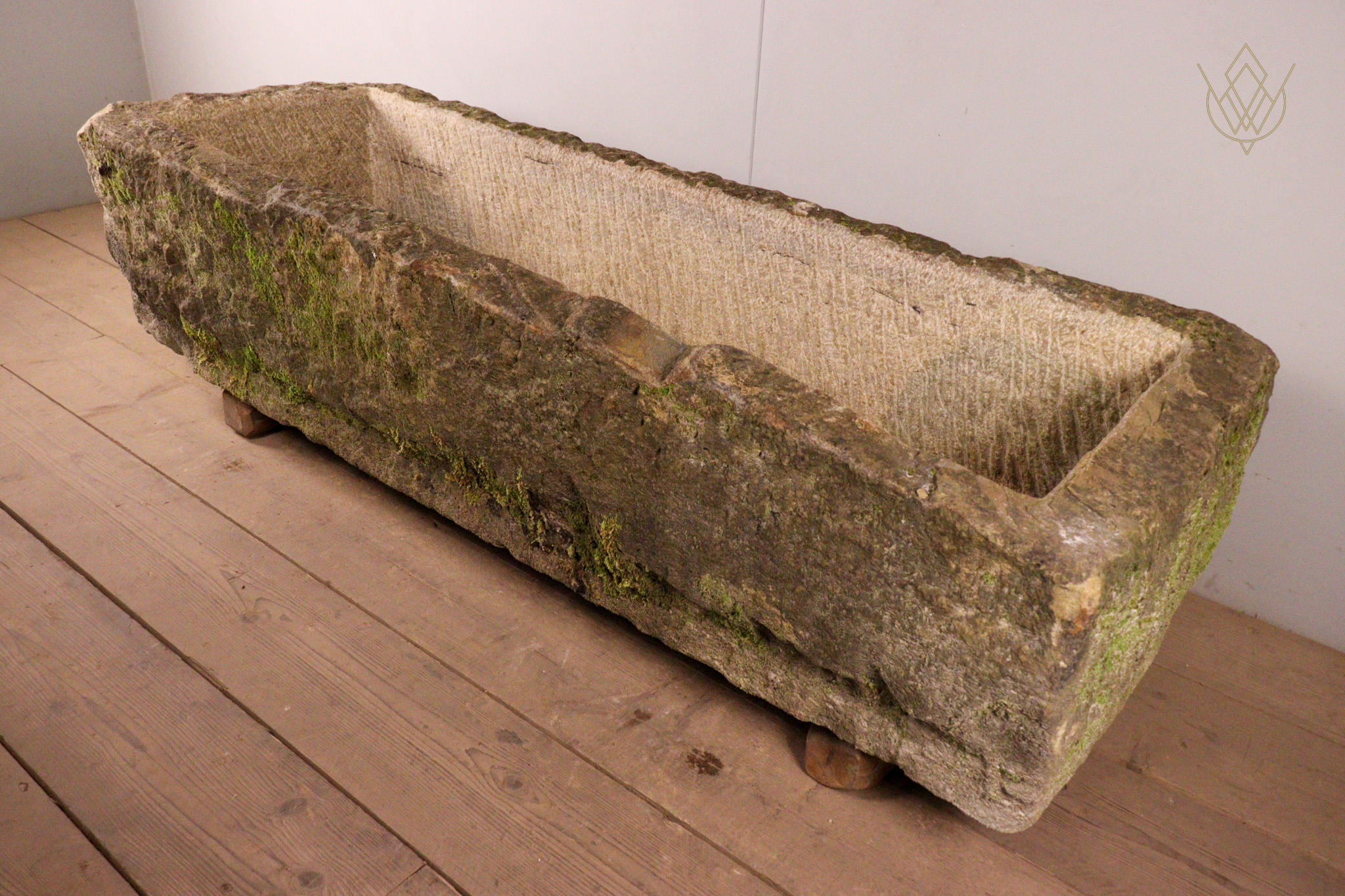 Large 6ft York Stone Water Trough/Planter - WM12330 - Image 9