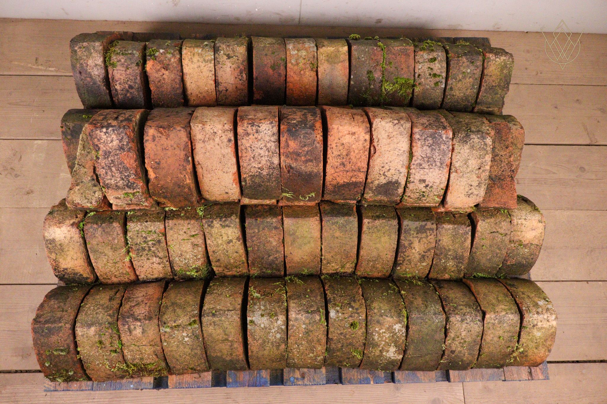 72x Victorian Red Brick Terracotta Coping Stones - WM12345 - Image 4