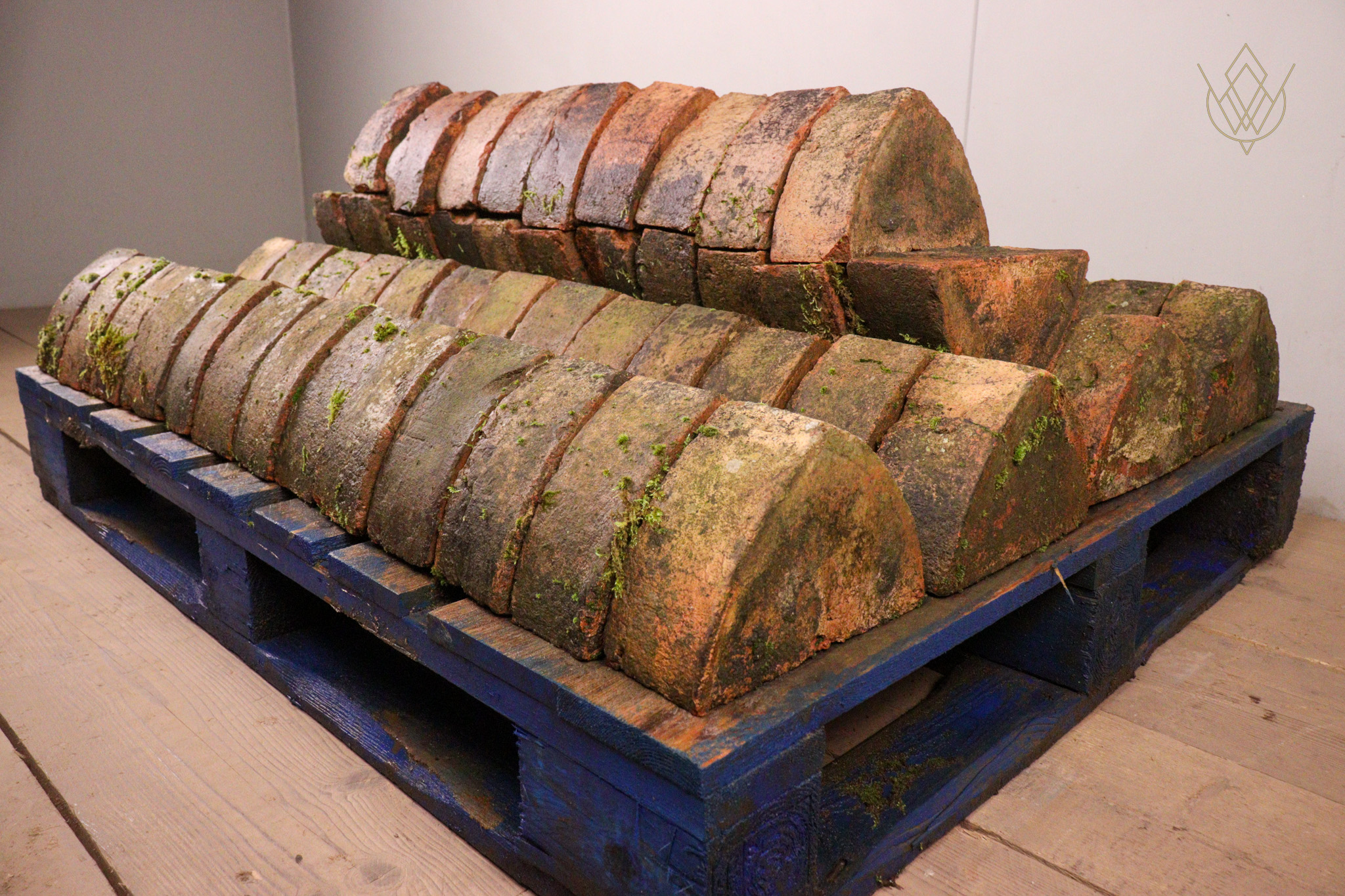 72x Victorian Red Brick Terracotta Coping Stones - WM12345