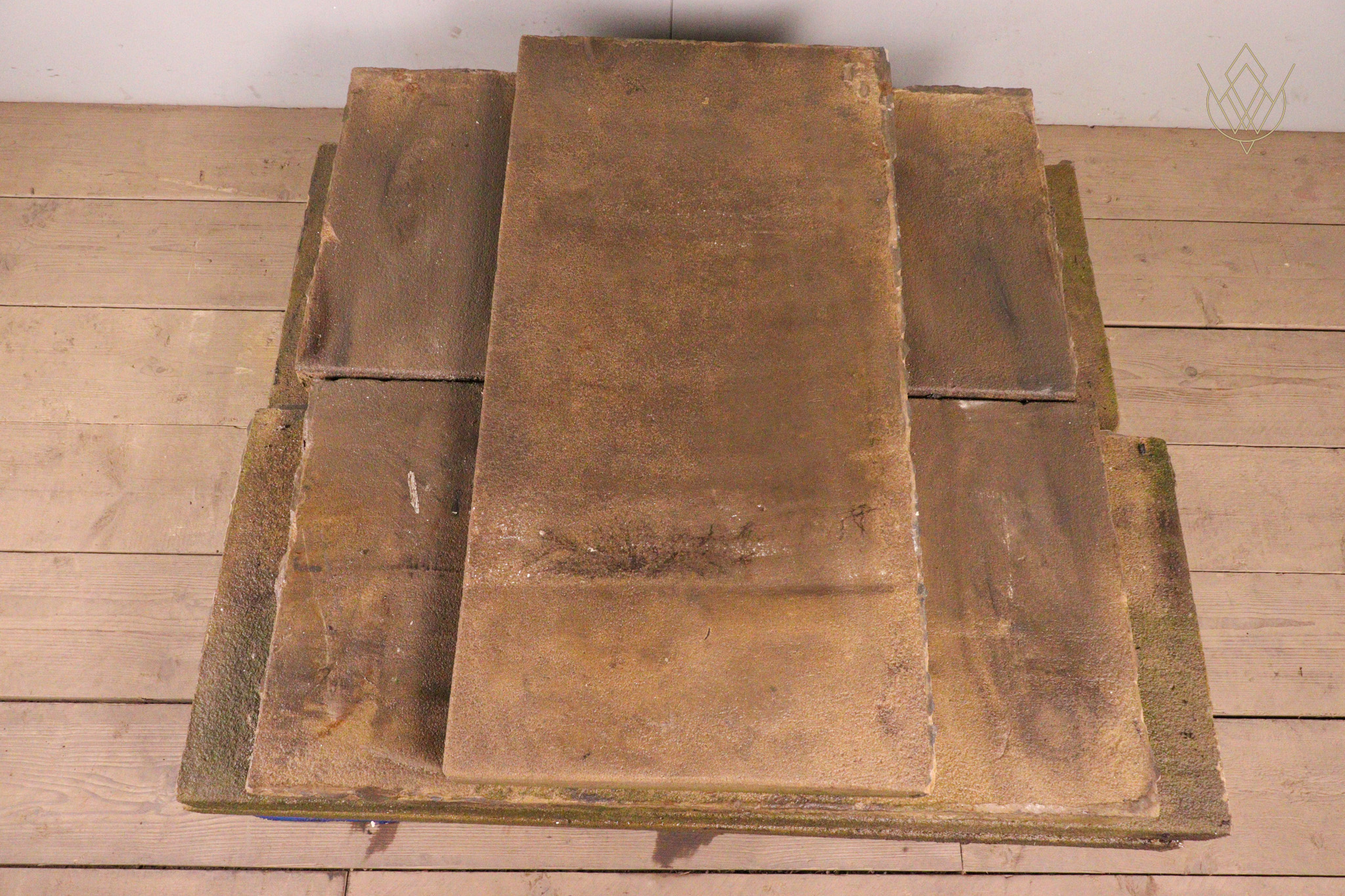 21.75ft - 20" x 3" Flat Reclaimed Sandstone Coping Stones - WM12353 - Image 8