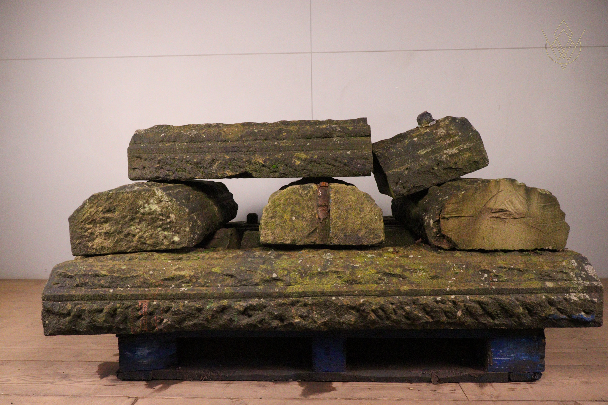 26ft - 14" x 7" 19th Sandstone 5 Sided Coping Stones - WM12354 - Image 5