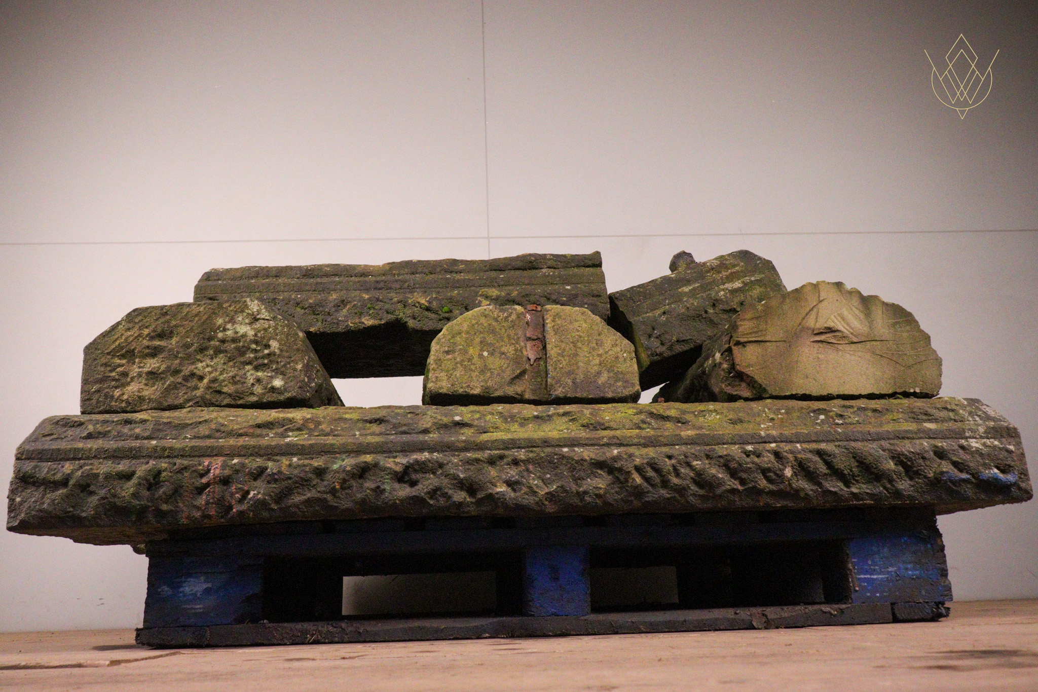 26ft - 14" x 7" 19th Sandstone 5 Sided Coping Stones - WM12354 - Image 3