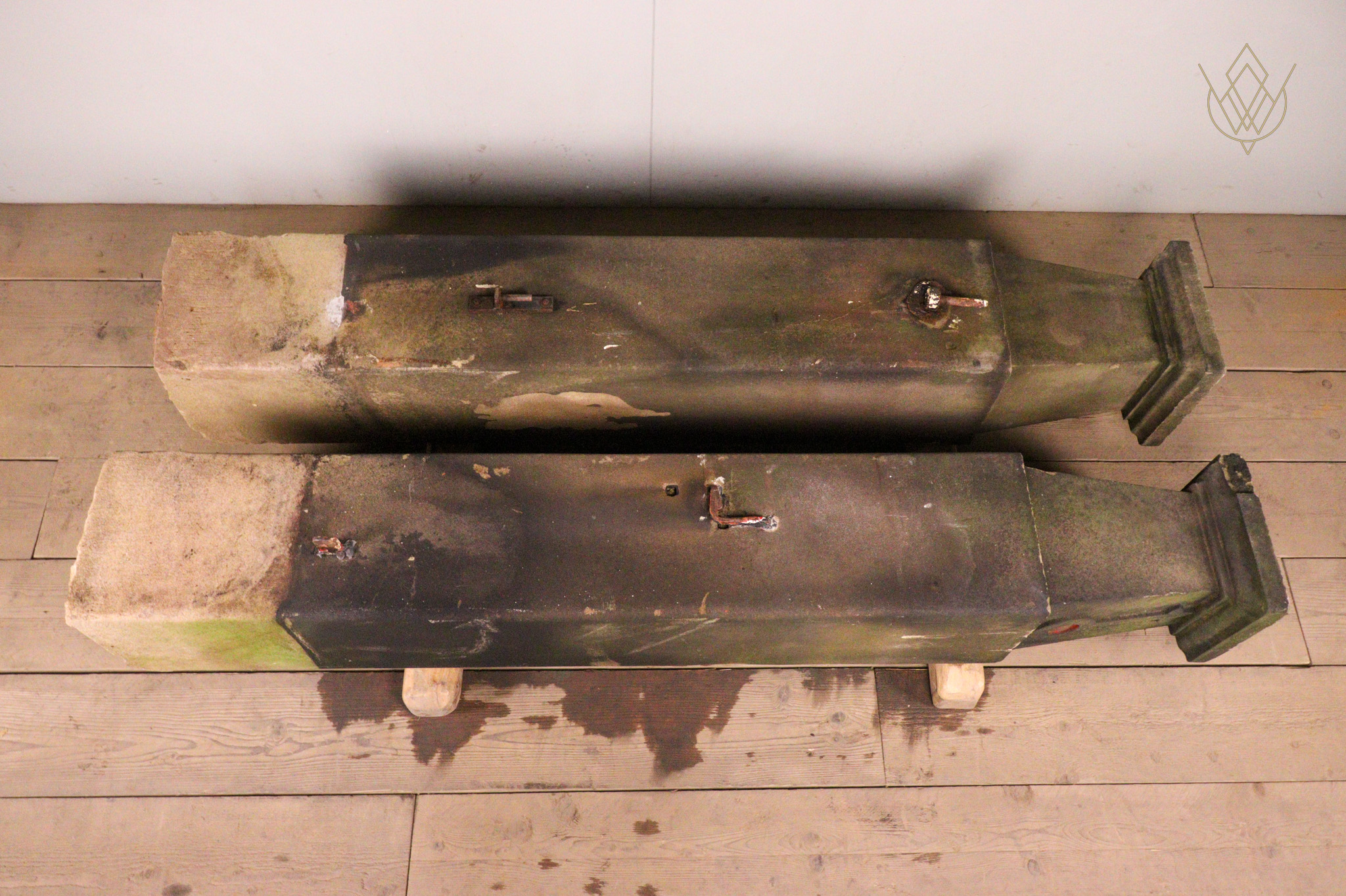 Pair of Ornate Victorian Sandstone Gateposts - WM12356 - Image 8