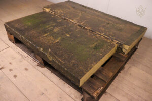 7.5ft - 21" x 3.25" Flat Reclaimed Sandstone Coping Stones - WM12357