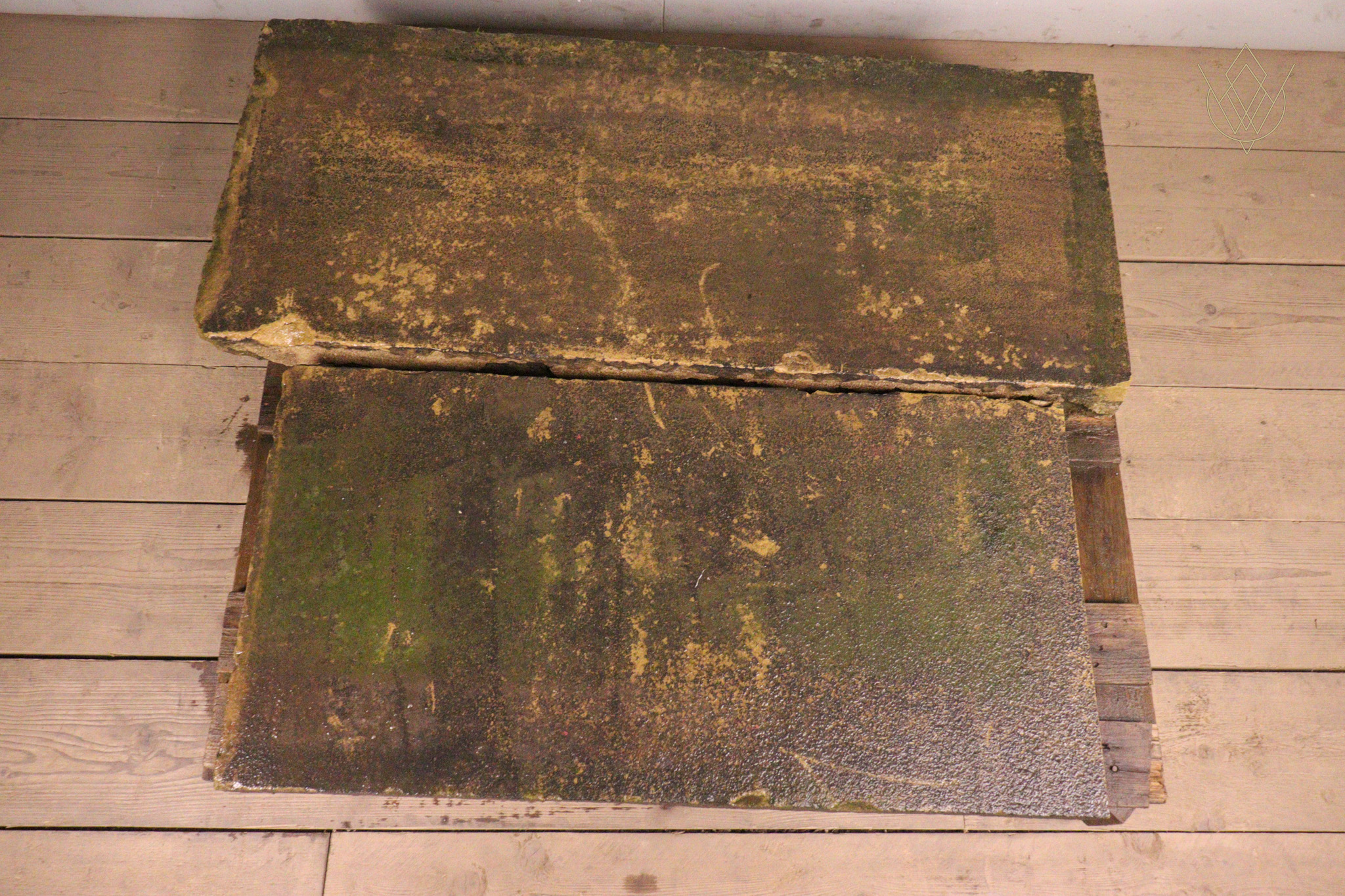 7.5ft - 21" x 3.25" Flat Reclaimed Sandstone Coping Stones - WM12357 - Image 5