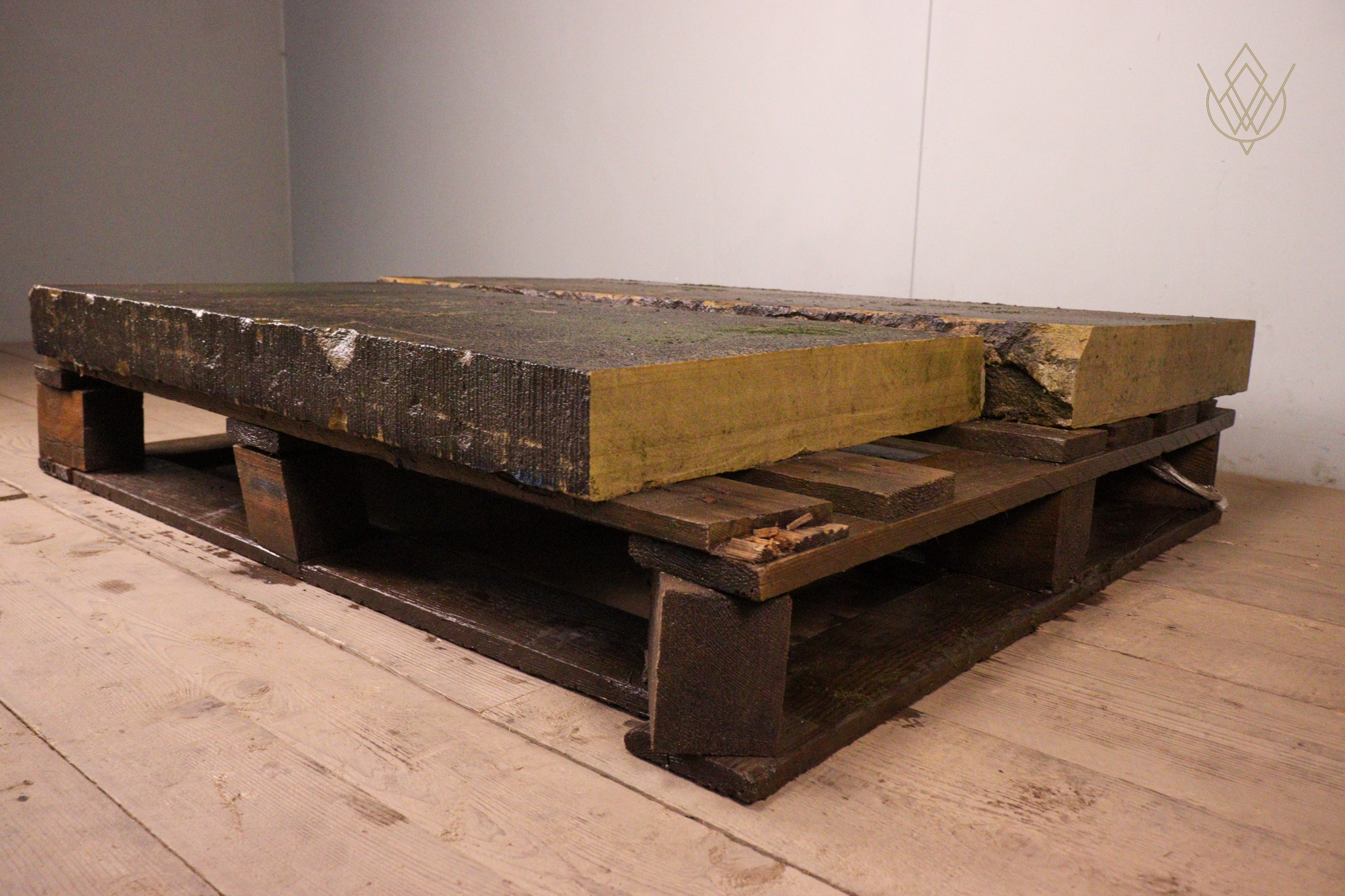 7.5ft - 21" x 3.25" Flat Reclaimed Sandstone Coping Stones - WM12357 - Image 4