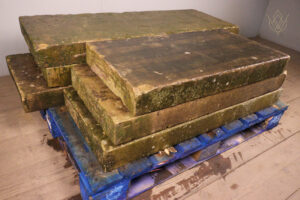 22ft - 18" x 4" Flat Reclaimed Sandstone Coping Stones - WM12358