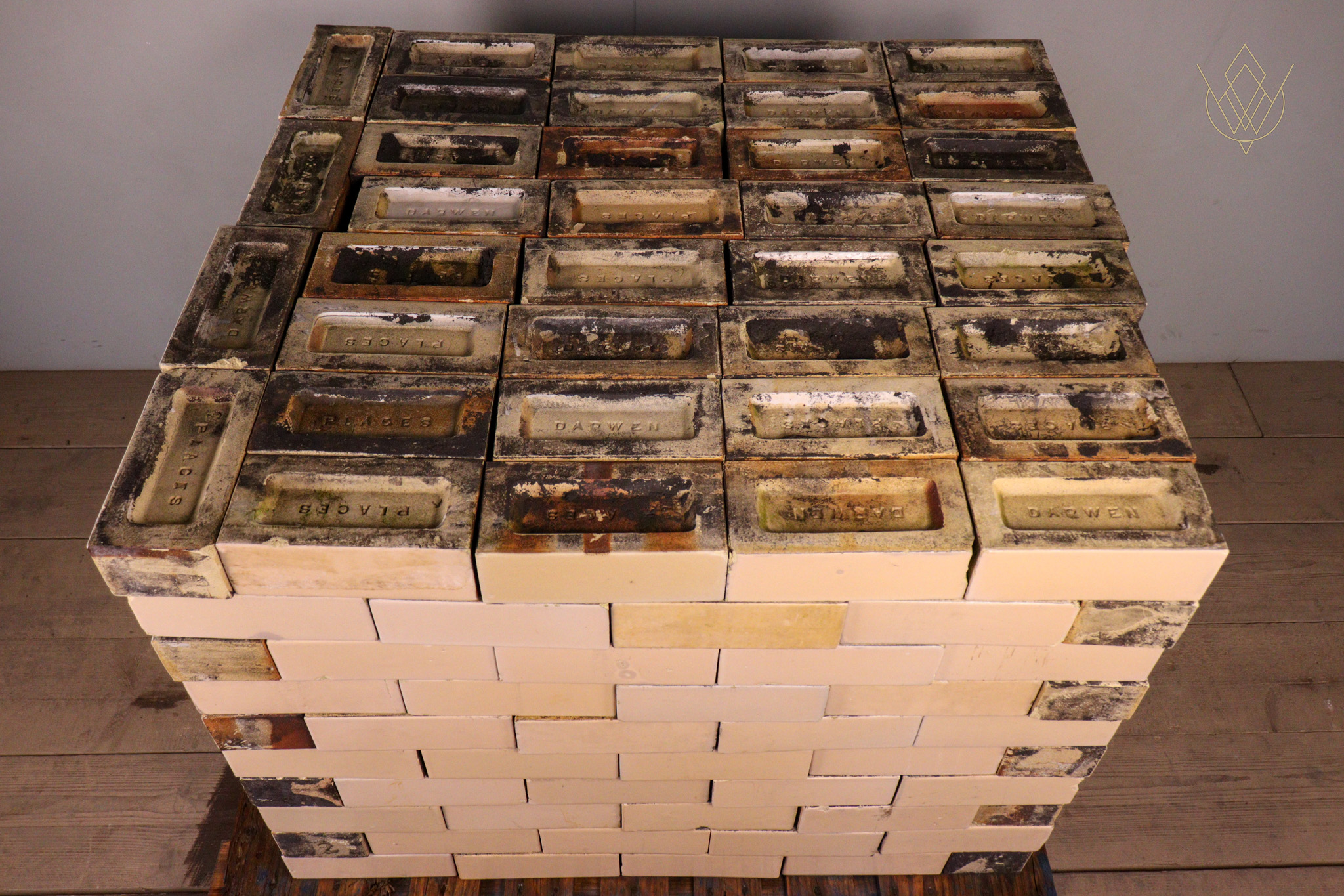 Reclaimed Cream/Beige Glazed Bricks - WM12377 - Image 6