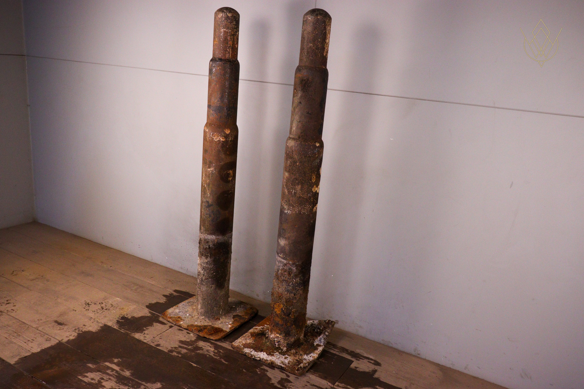 Pair of Reclaimed Cast Iron Bollards - WM12379 - Image 7