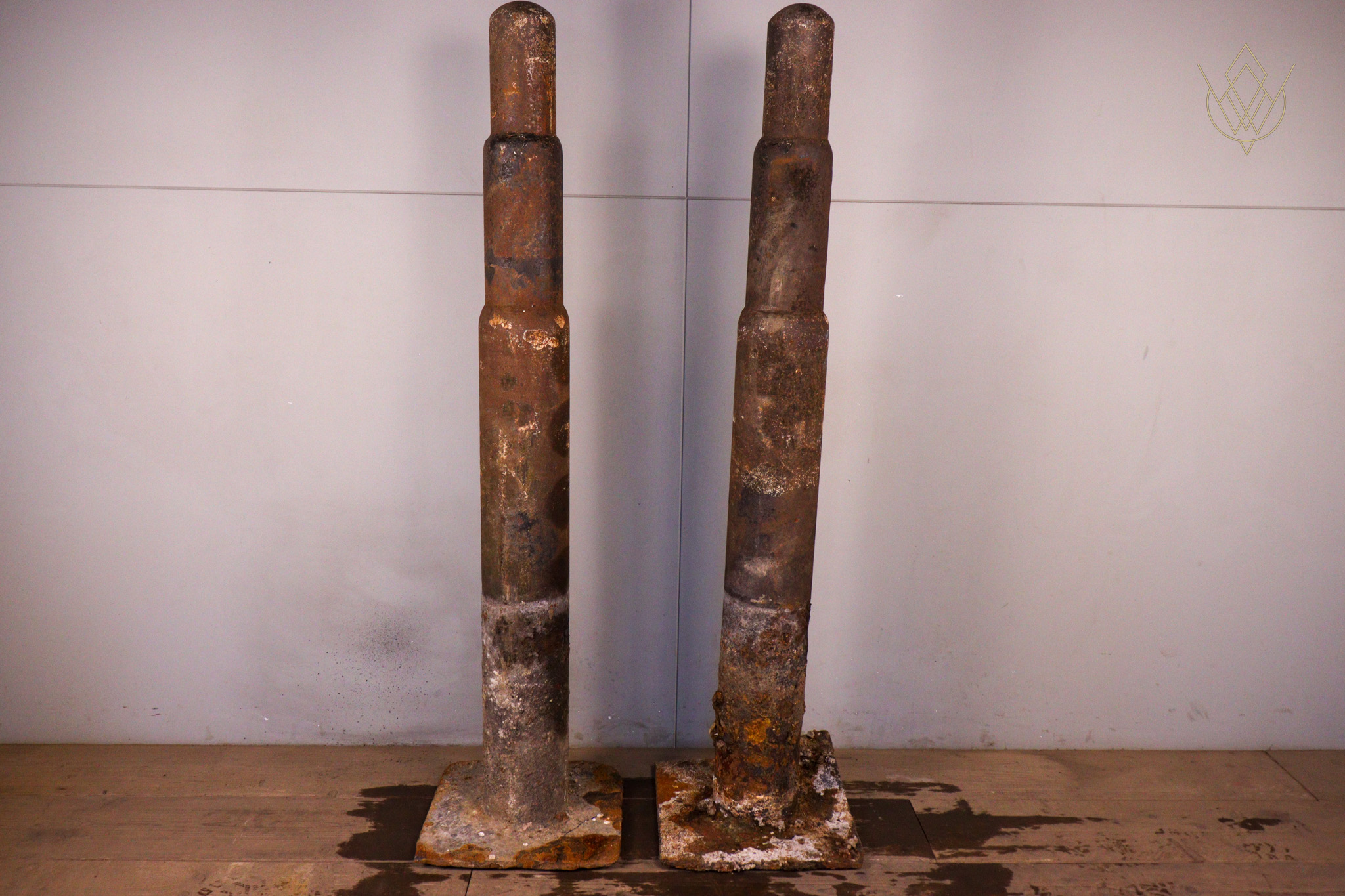 Pair of Reclaimed Cast Iron Bollards - WM12379 - Image 6