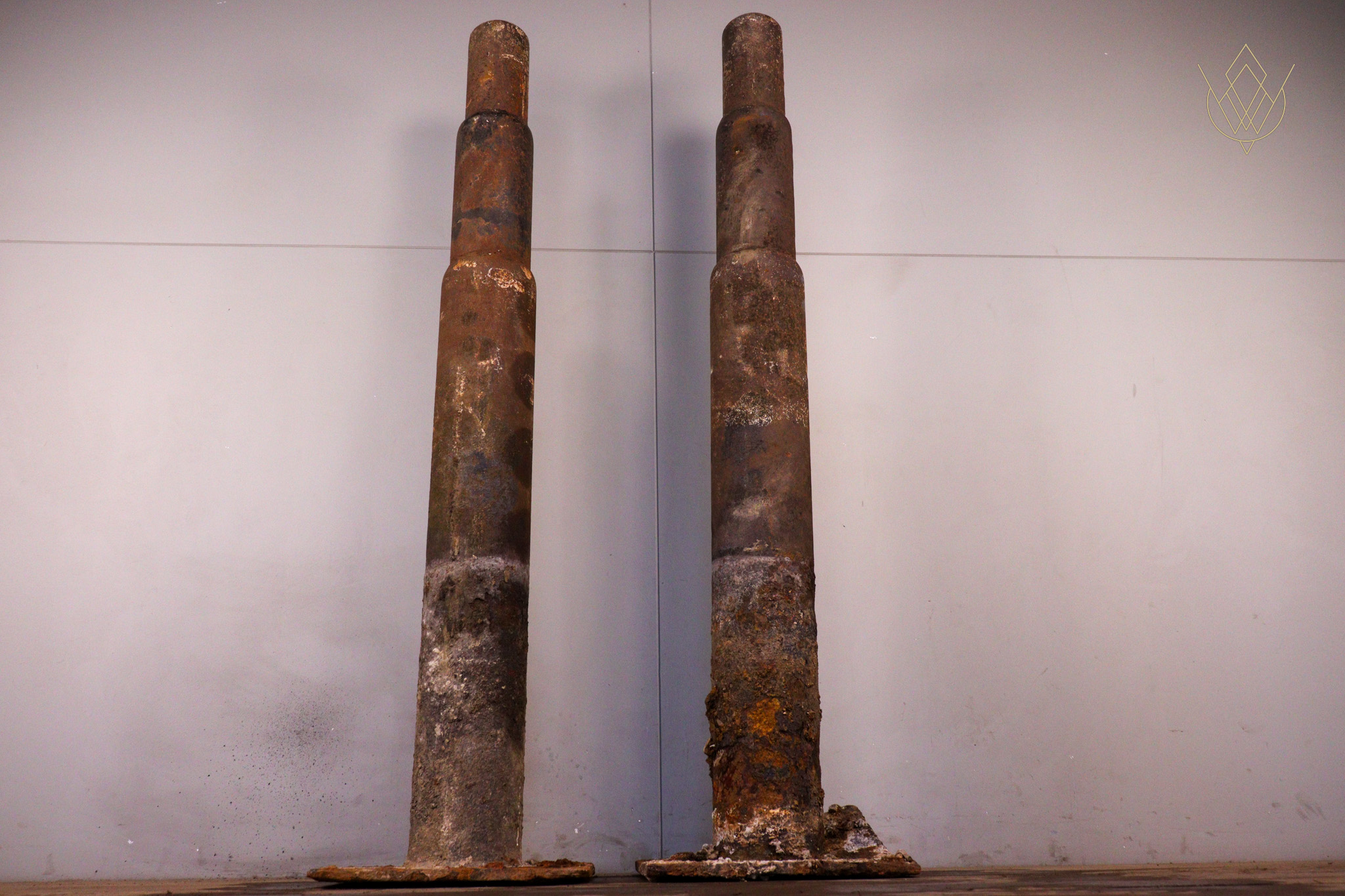 Pair of Reclaimed Cast Iron Bollards - WM12379 - Image 5