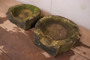 Pair of 19th Century Stone Carved Water Spouts - WM12387