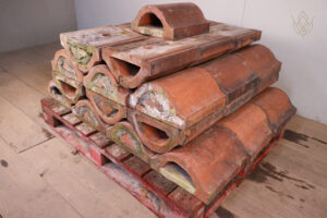 37 Victorian Red Terracotta Coping Stones - WM12450