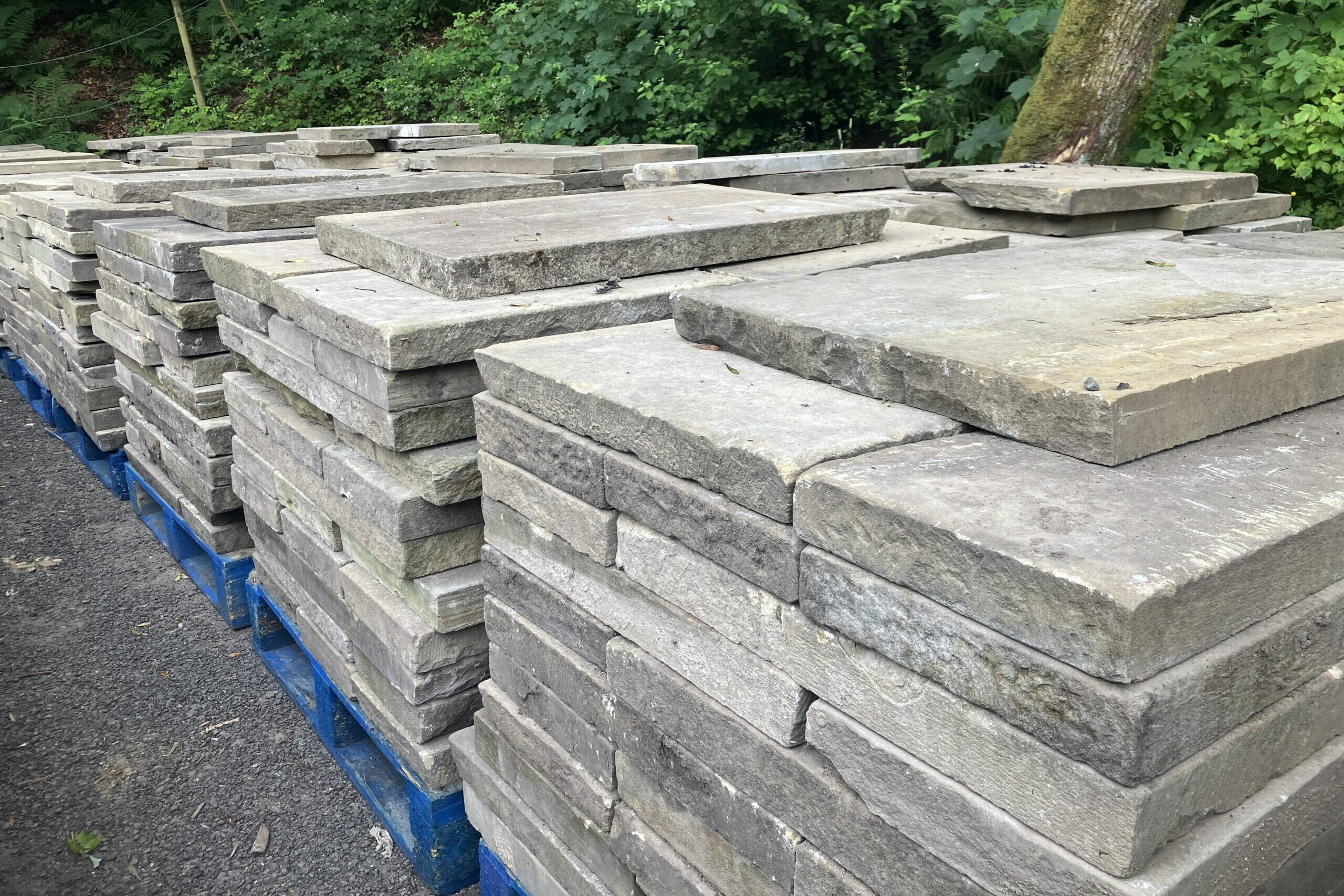 Reclaimed Yorkstone Paving Flags 'Queens Gardens, Hull' - WM12458