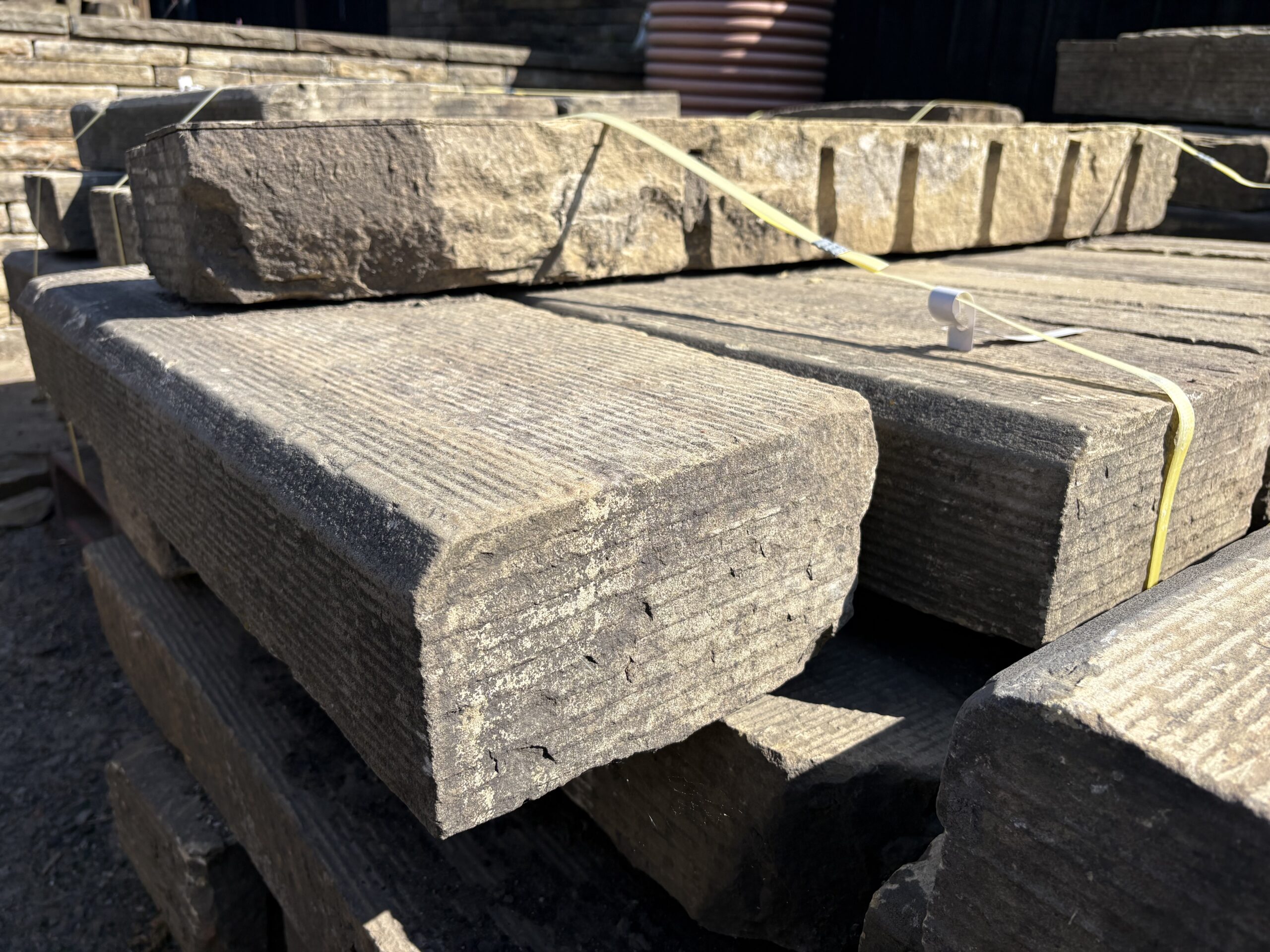 Reclaimed 5"x10" Sandstone Kerbs/Edging - WM12462 - Image 5