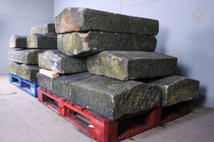 39ft - 19.5"x8" Triangle Gritstone Coping Stones - WM12465