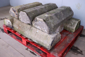 15.5ft - 12"x6.5" 5 Sided Gritstone Coping Stones - WM12473