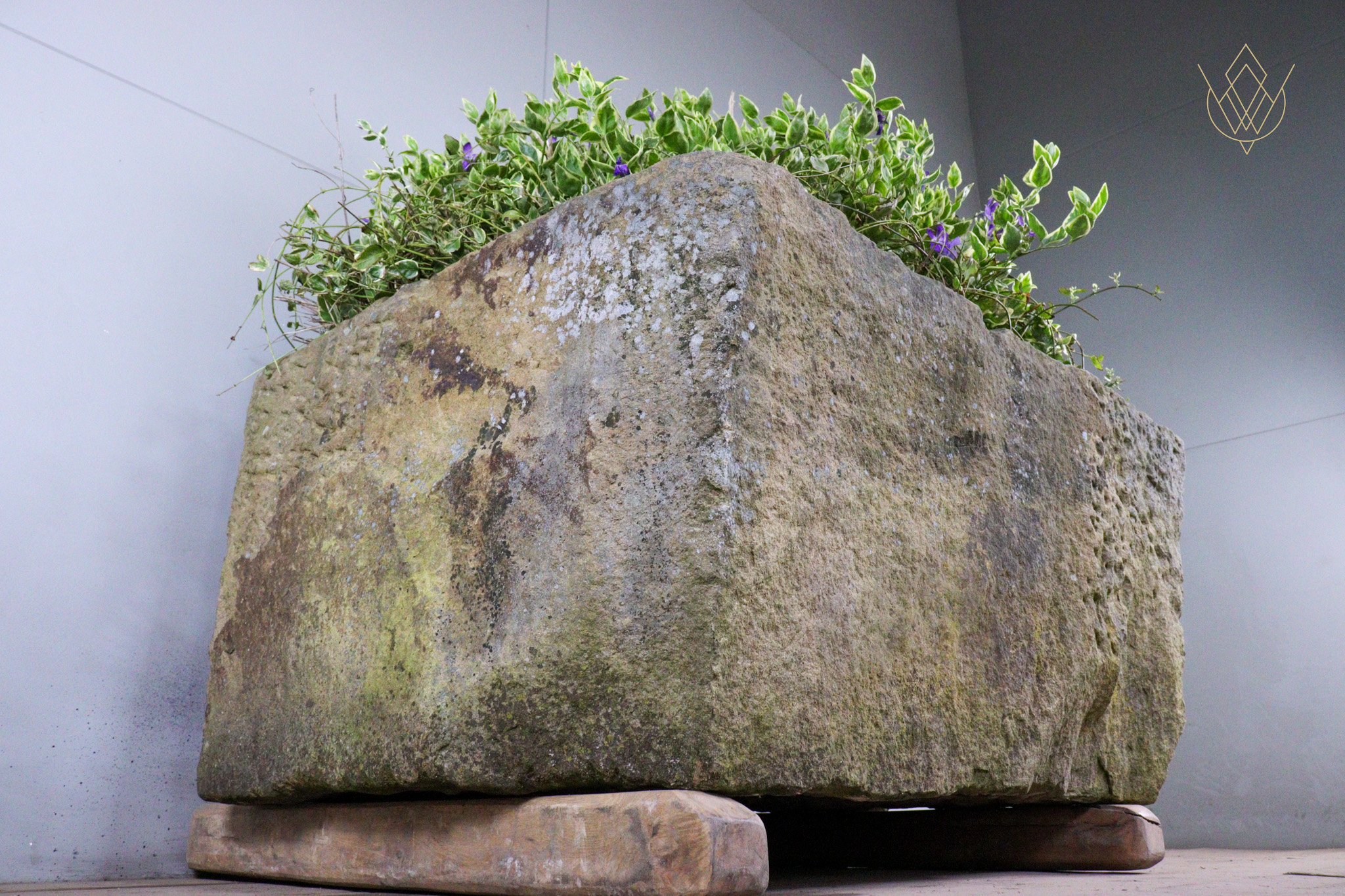 Large 18th Century Planted Sandstone Water Trough - WM12479 - Image 2